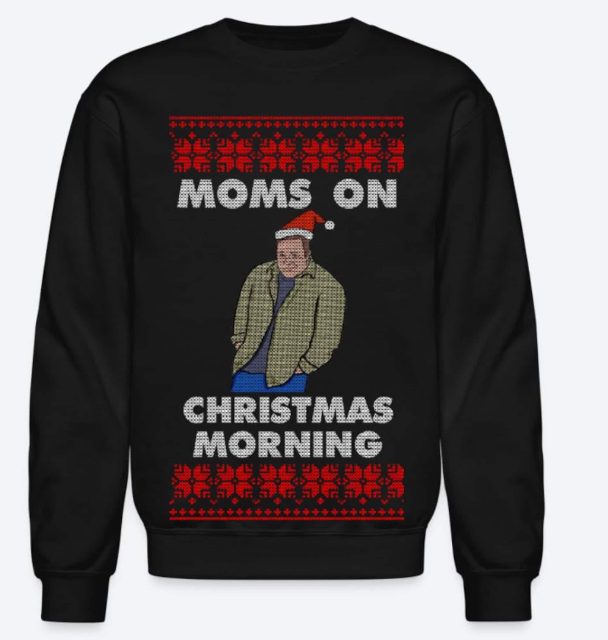 Funny Kevin Meme Moms On Christmas Morning Sweatshirt Design – Perfect for Ugly Christmas Parties