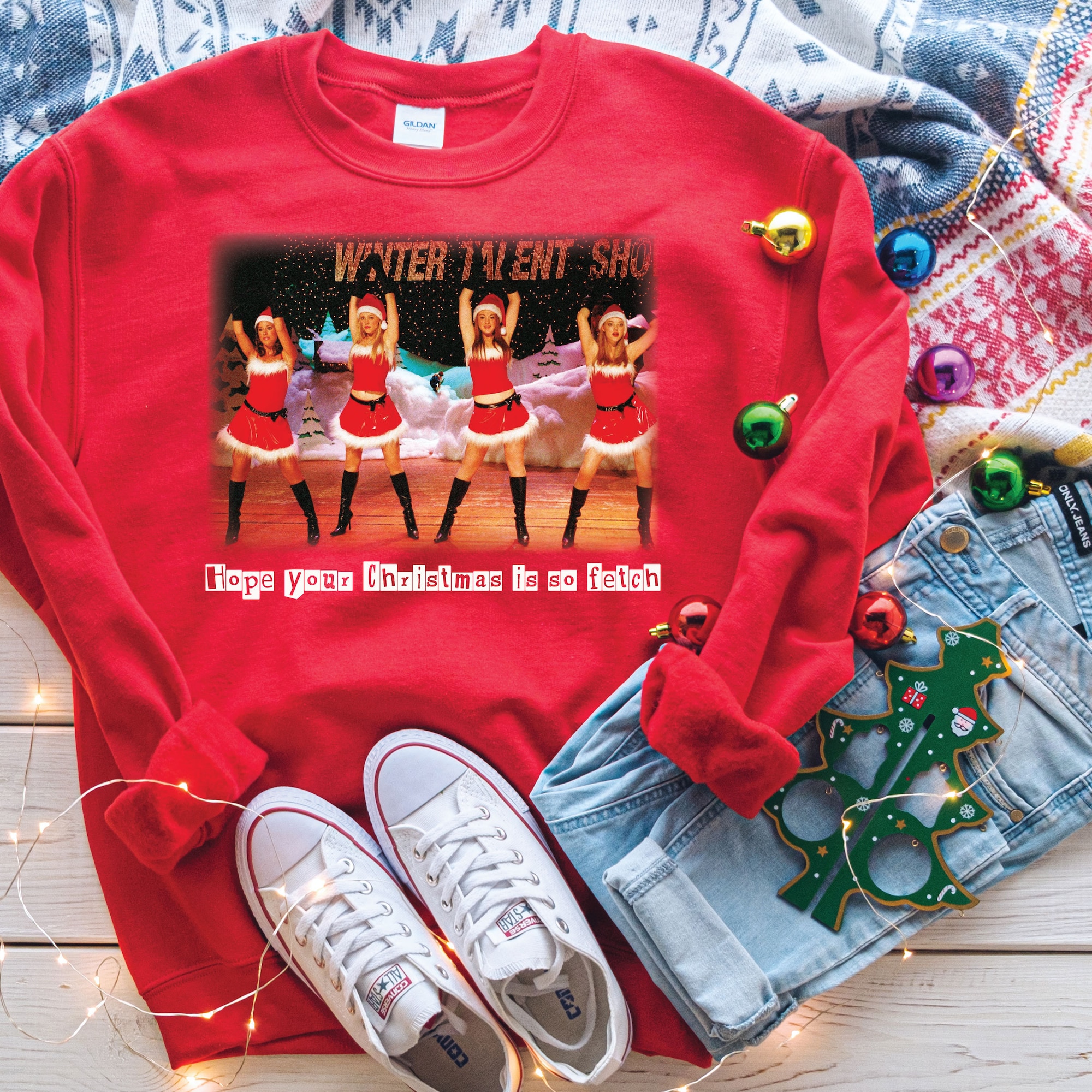 Mean Girls Christmas Sweatshirt , Funny Christmas Sweatshirts , Regina George , Jingle Bell Rock Sweatshirt , Vintage Mean Girls Sweatshirt