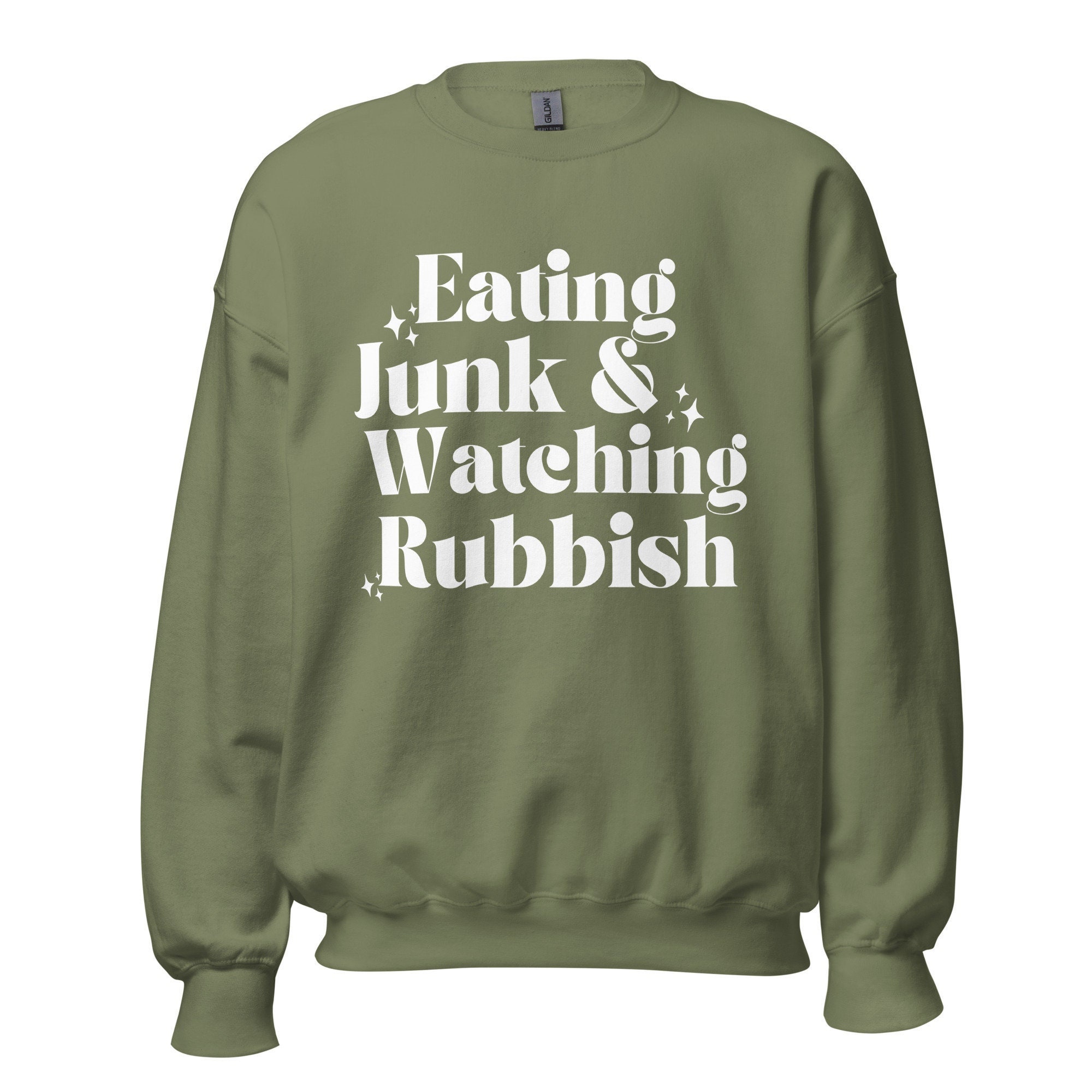 Christmas Sweatshirt, Eating Junk and watching Rubbish Sweatshirt, Home Alone