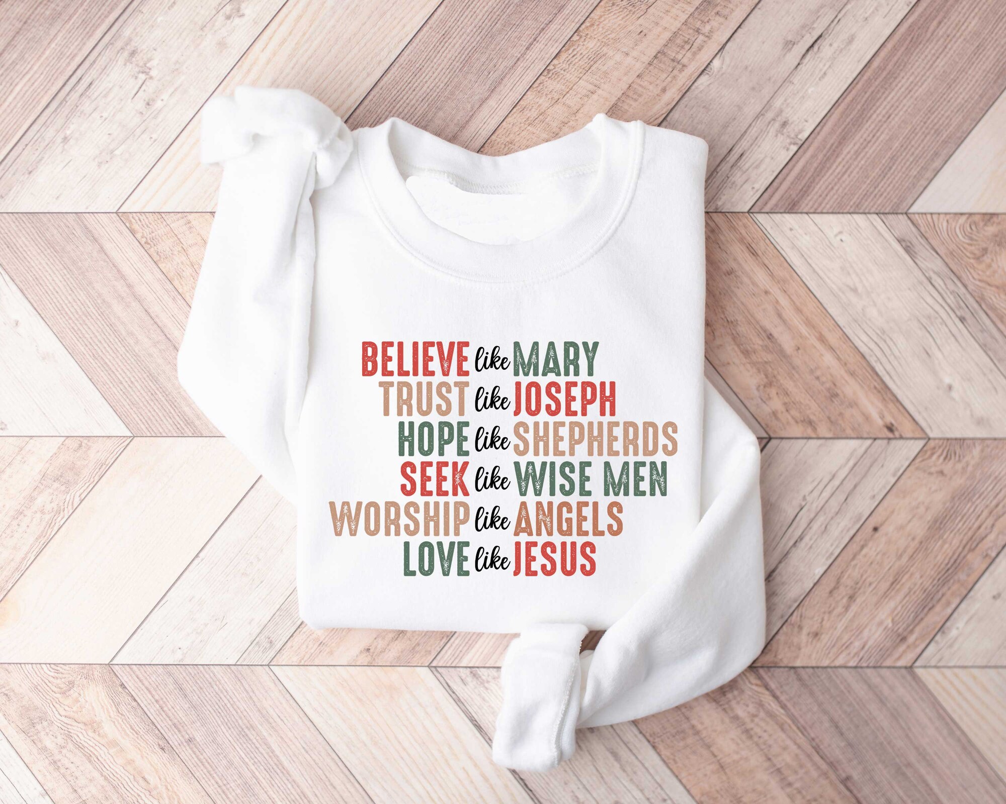 il_2000xN.5540964385_lm1q.jpg Christian Christmas Sweatshirt, Believe like Mary shirt, Christmas Faith sweatshirt, Christmas Jesus Sweatshirt,Christmas Gift For Christian