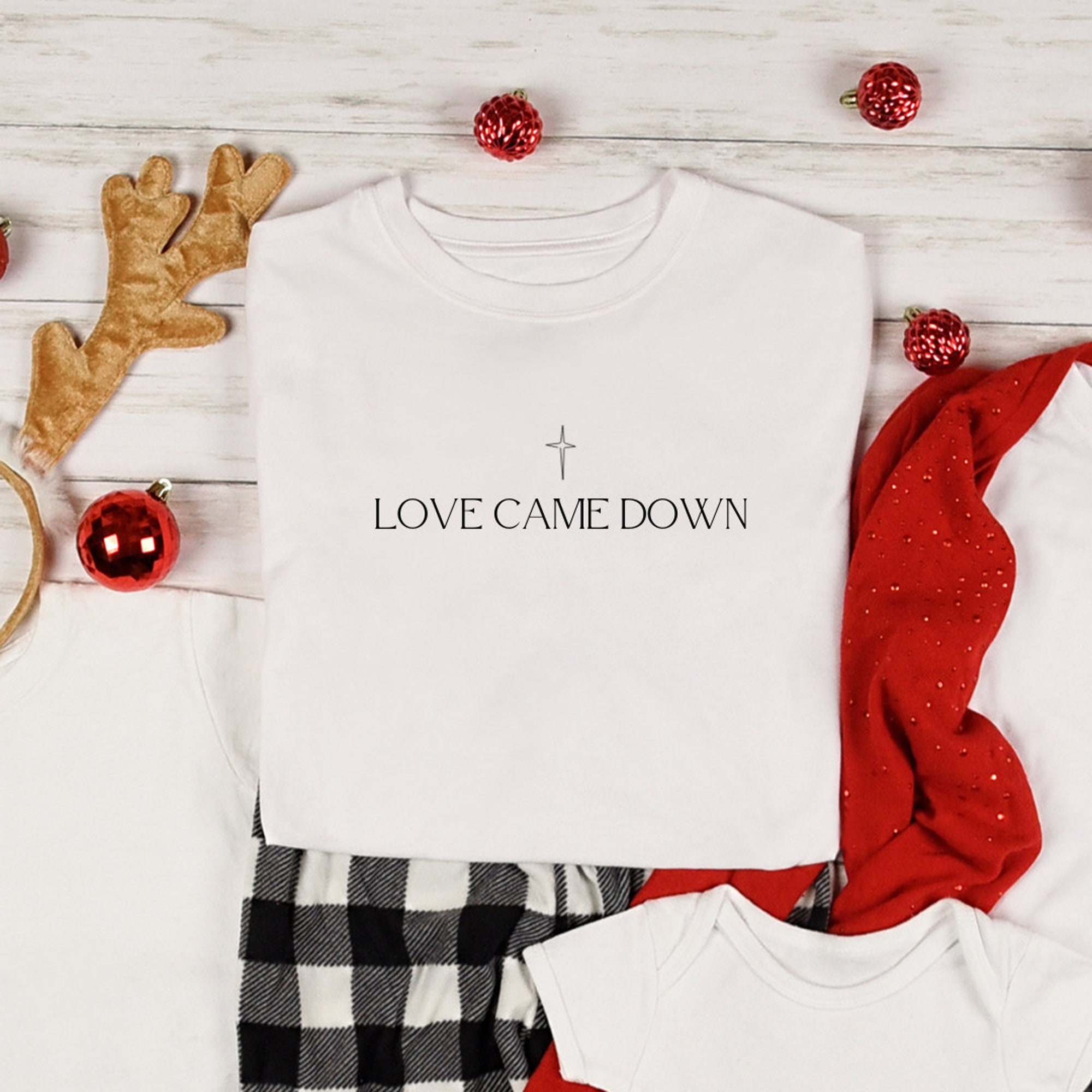 il_2000xN.5542971719_kaud.jpg Christian Family Christmas Tshirt, Family Christmas tees, Love like Jesus Matching Christmas Family Shirts, Christmas Gifts, Jesus PJ's