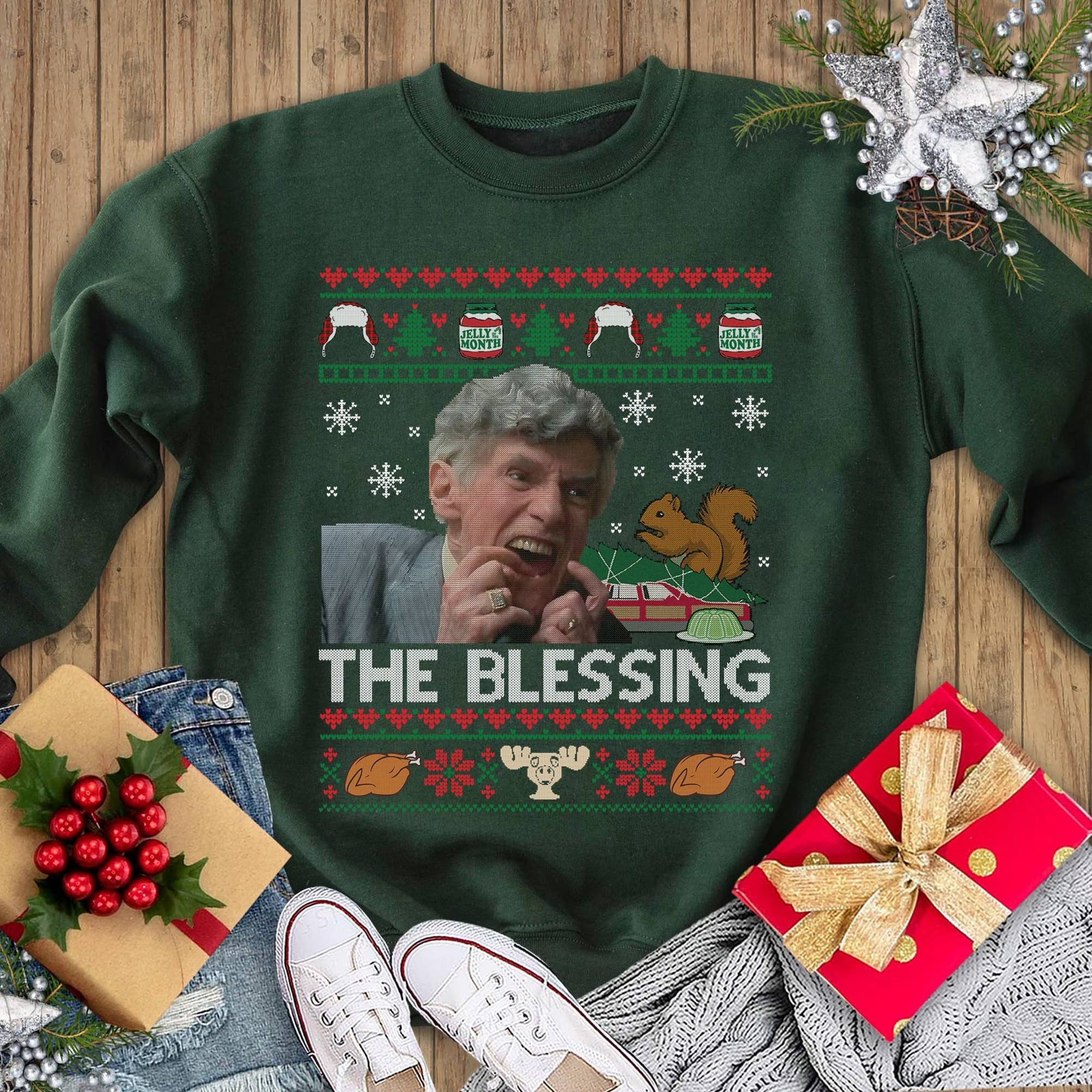 The Blessing Ugly Sweater Shirt, Uncle Lewis Ugly Christmas Shirt, National Lampoon’s Christmas Vacation, Christmas Movie, Christmas Gifts
