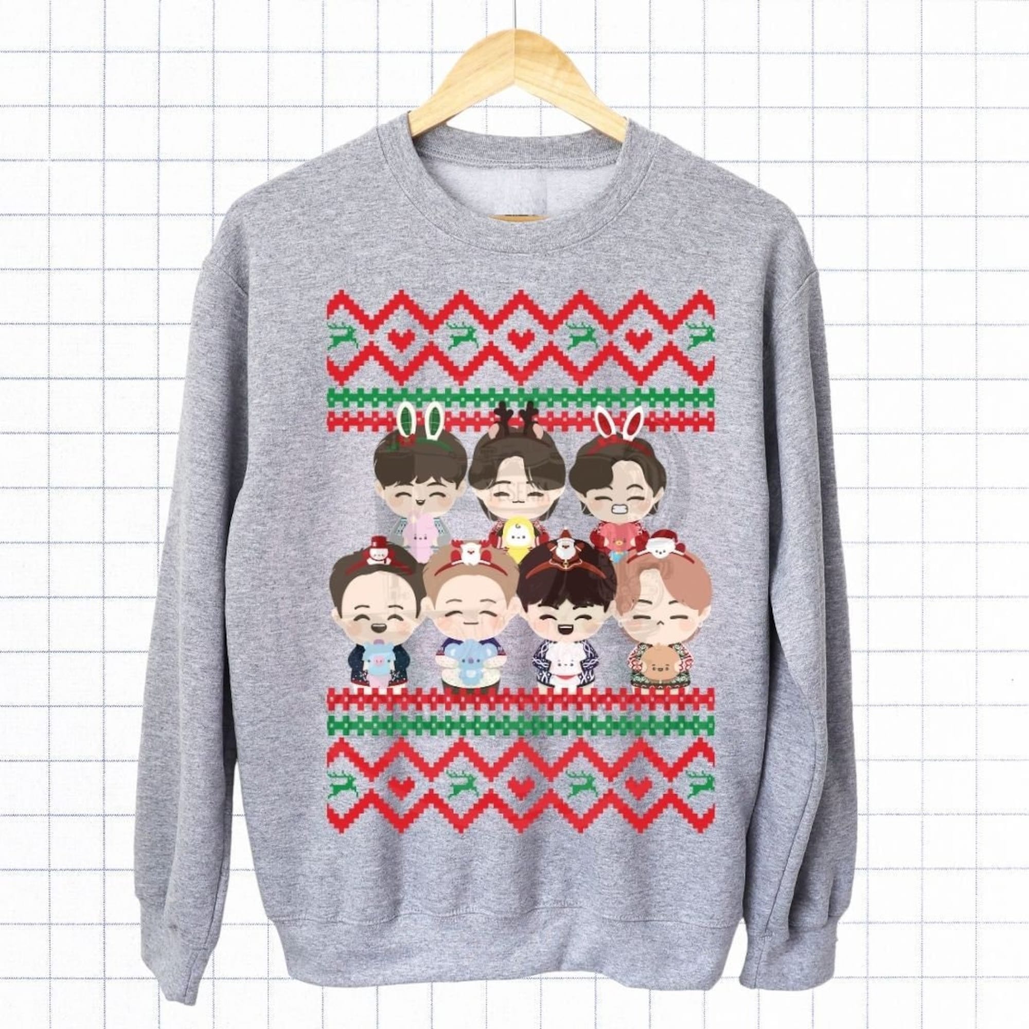 Kpop Christmas Ugly Sweater – bts army