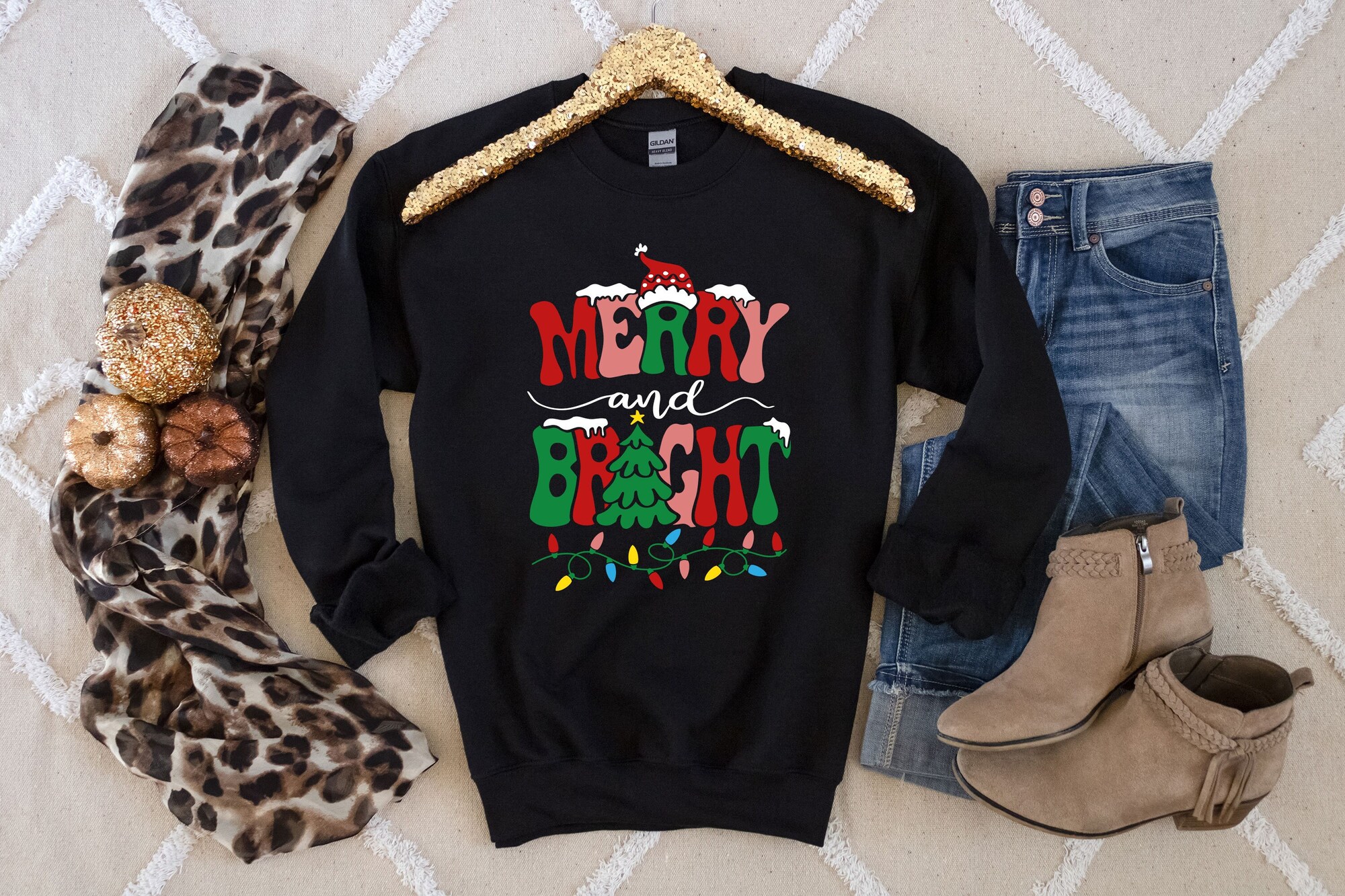 il_2000xN.5561869776_qgpu-2.jpg Merry and Bright Sweatshirt, Christmas Sweatshirts for Women, Merry Christmas Hoodie, Christmas Shirts, Family Christmas Sweatshirt