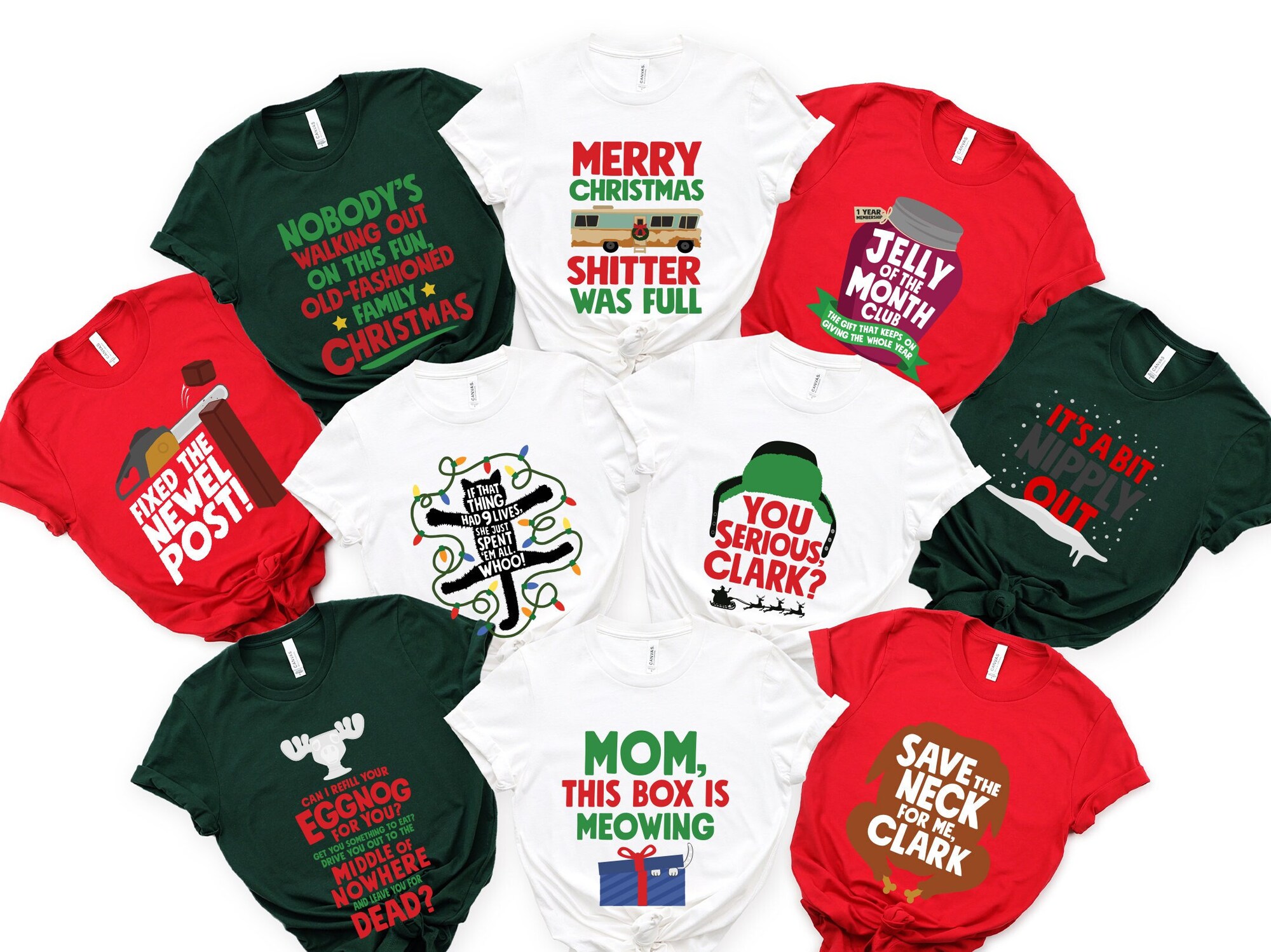 Christmas Vacation Shirt: National Lampoons Matching Family Tee