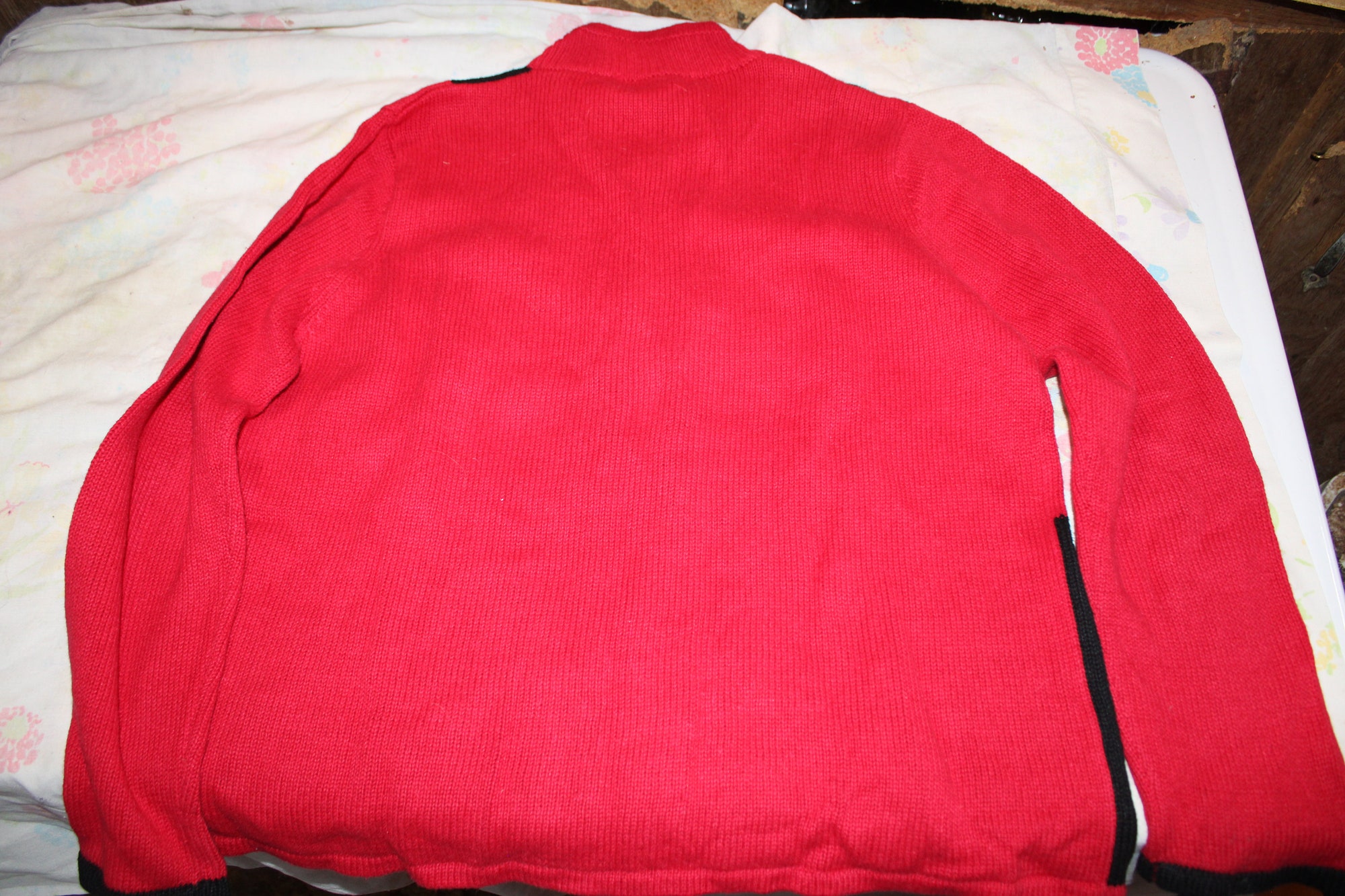 il_2000xN.5633641025_t09k.jpg Festive Vintage Tiara Collectibles Christmas Collection Unisex Zip-up Christmas Sweater ~ Size Extra Large ~ Free Shipping