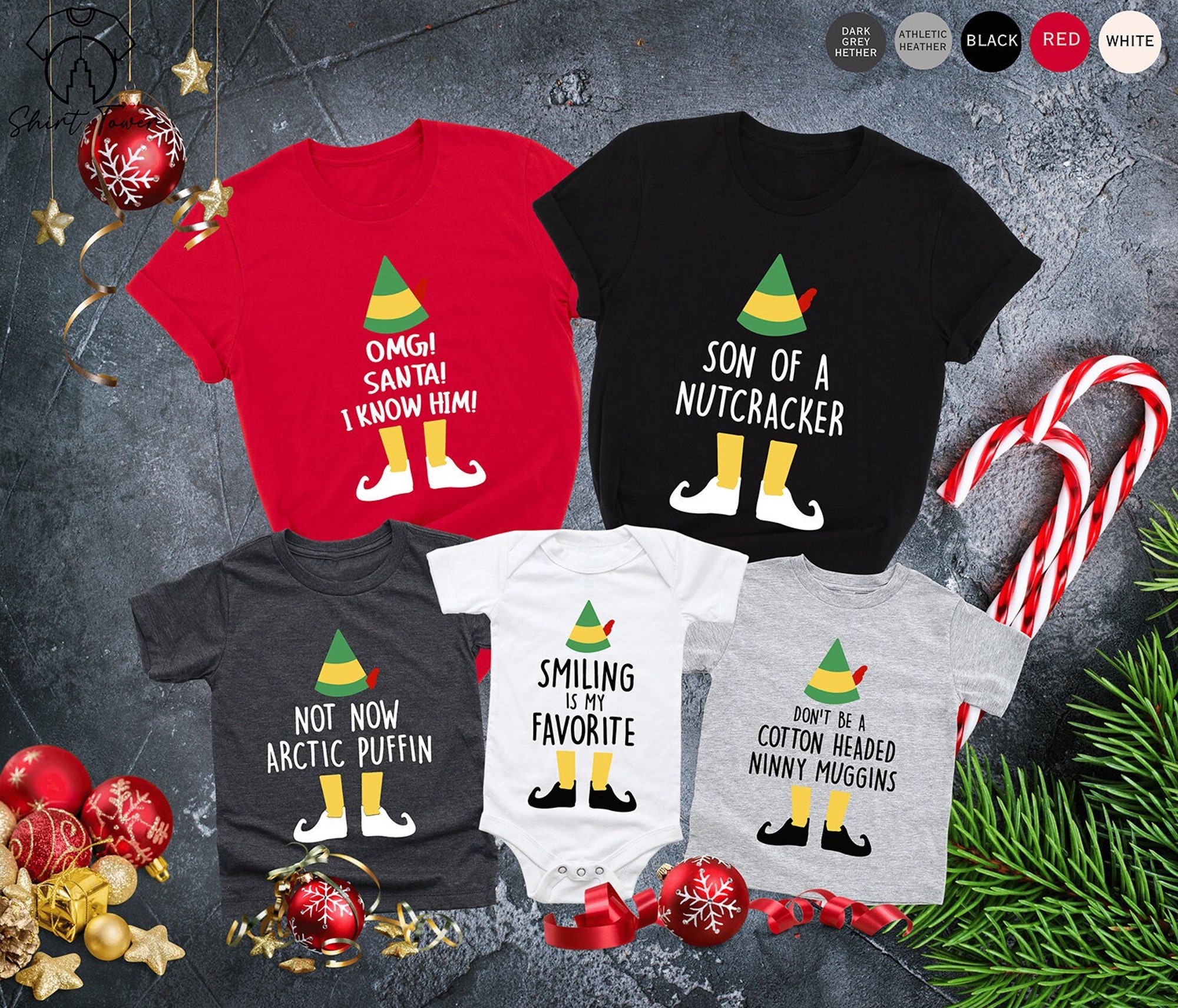 Christmas Elf Shirt, Elf Quote Shirt, Son Of A Nutcracker Shirt, Family Christmas Shirt, Matching Christmas Shirts, Christmas Quote Shirt