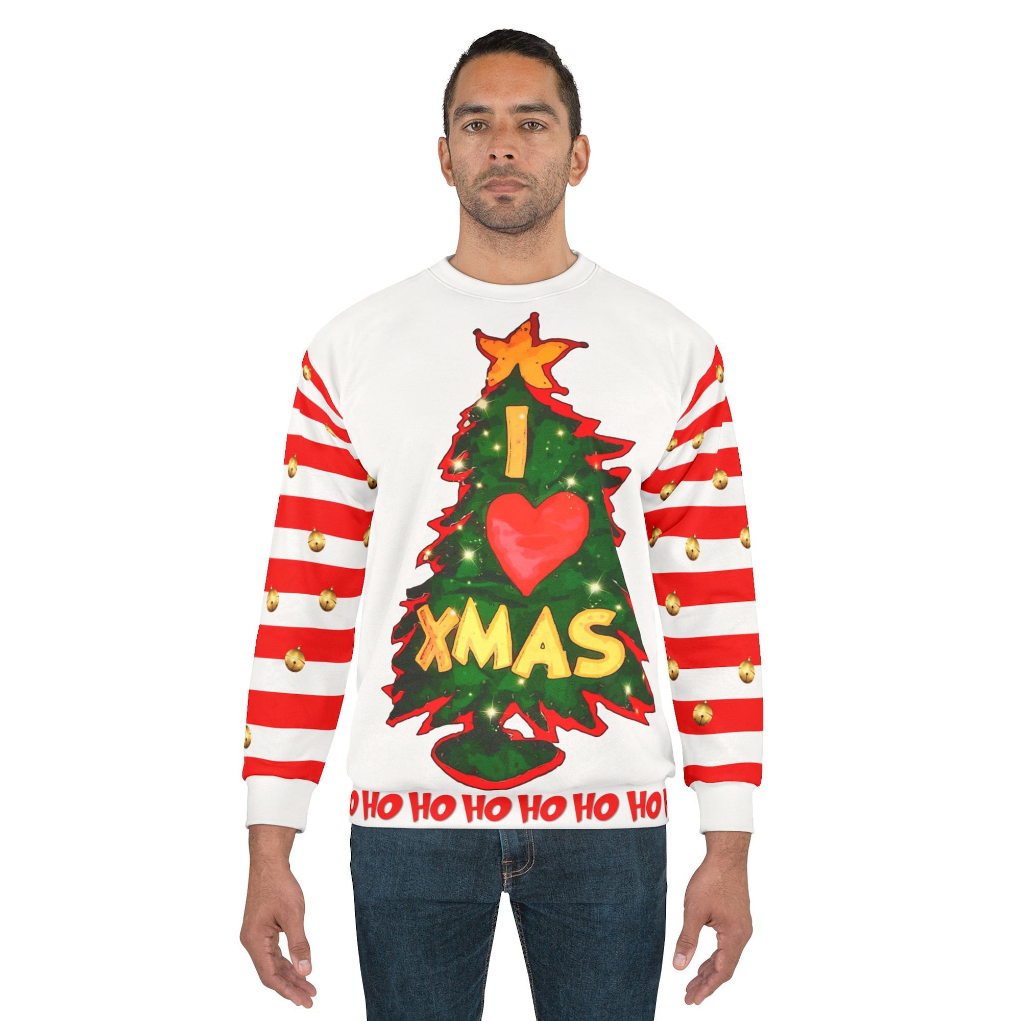 Holiday Cheermeister I Love Xmas – Unisex Sweatshirt (AOP)