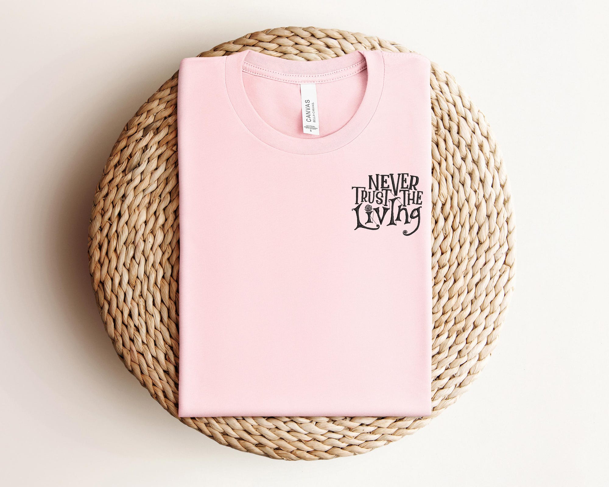 il_2000xN.6195459374_9ltk.jpg Embroidered Halloween Sweatshirt: Never Trust The Living Gothic Pullover