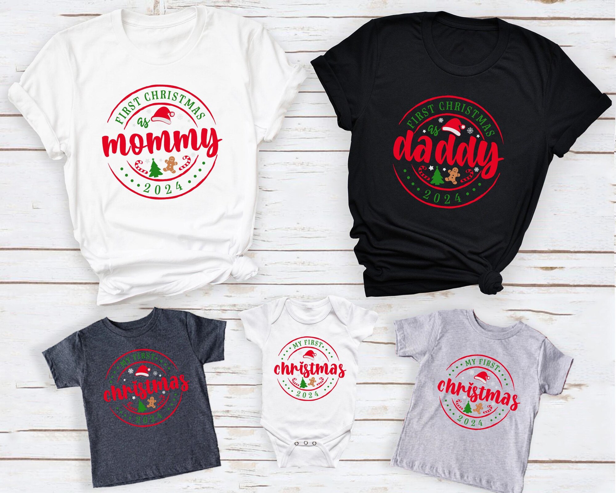 il_2000xN.6208120944_467v.jpg My First Christmas, First Christmas as Mommy T-Shirts, Family Christmas Matching, First Christmas as Daddy Shirt, Matching Christmas Shirts
