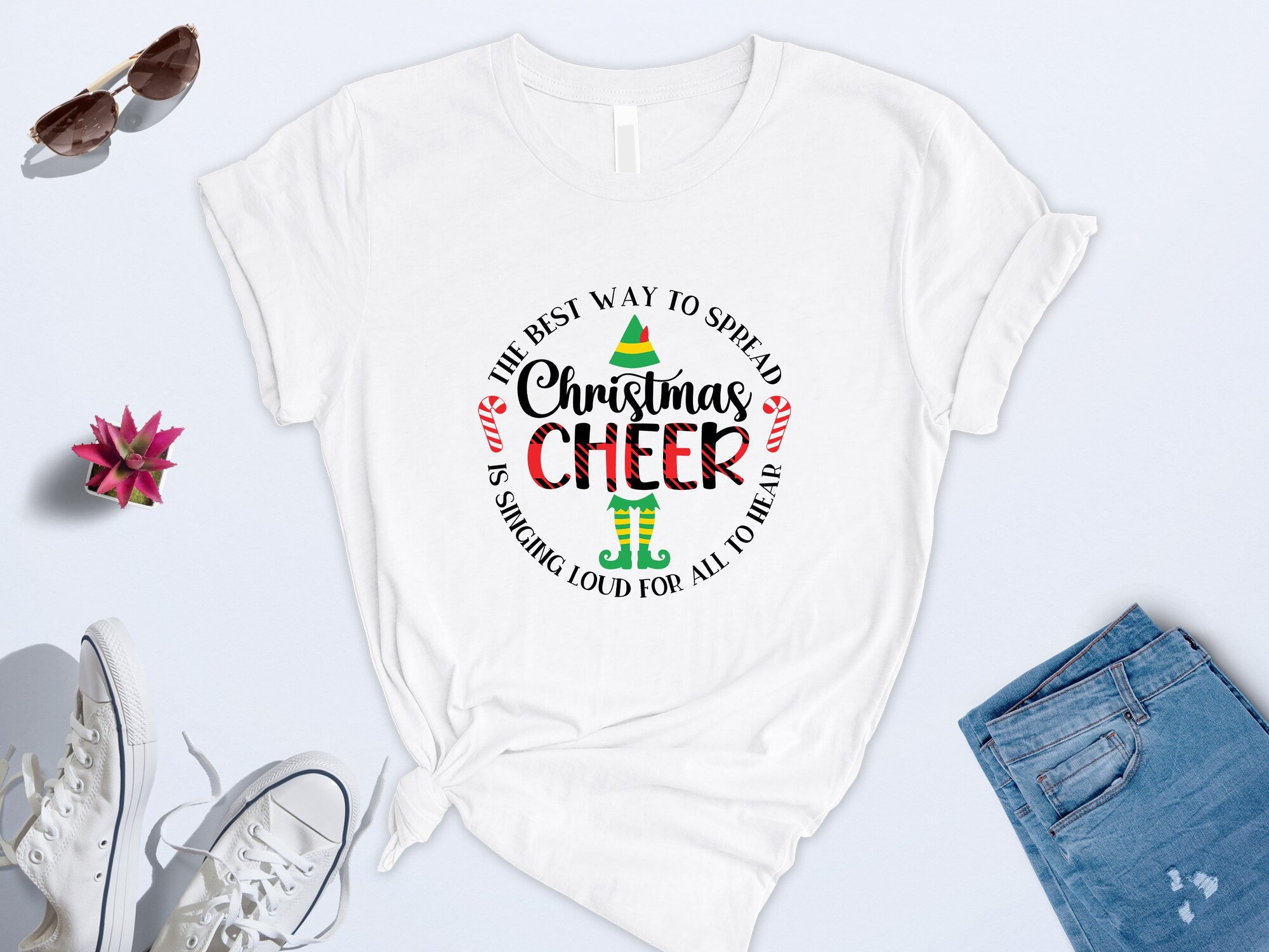 The Best Way To Spread Christmas Cheer Is Singing Loud For All To Hear Shirt, Christmas T-Shirt, Christmas Sweatshirt, Christmas Elf Shirt