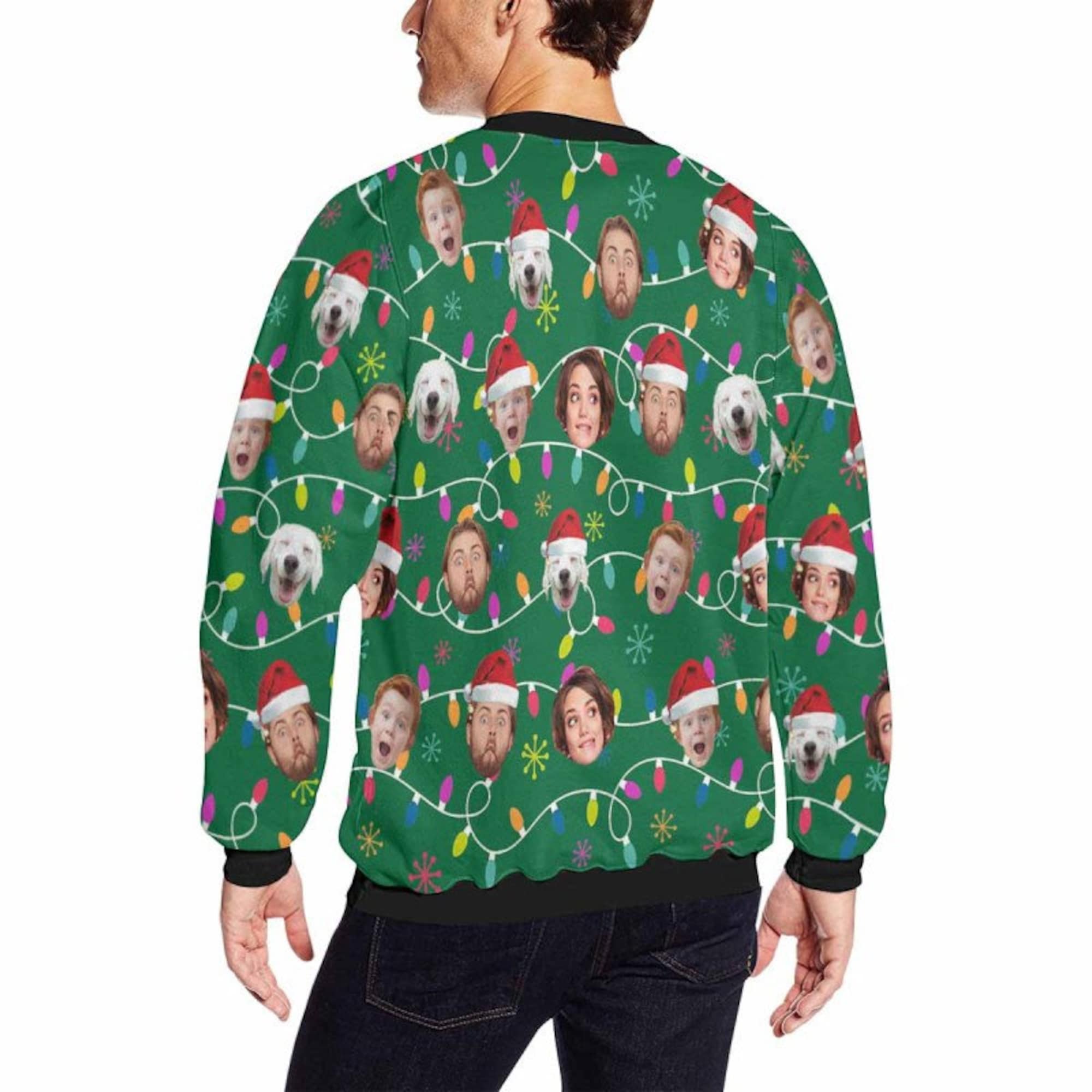 il_2000xN.6267625036_a3zn-1.jpg Personalized Face Ugly Christmas Sweater: Custom Photo Xmas Gift