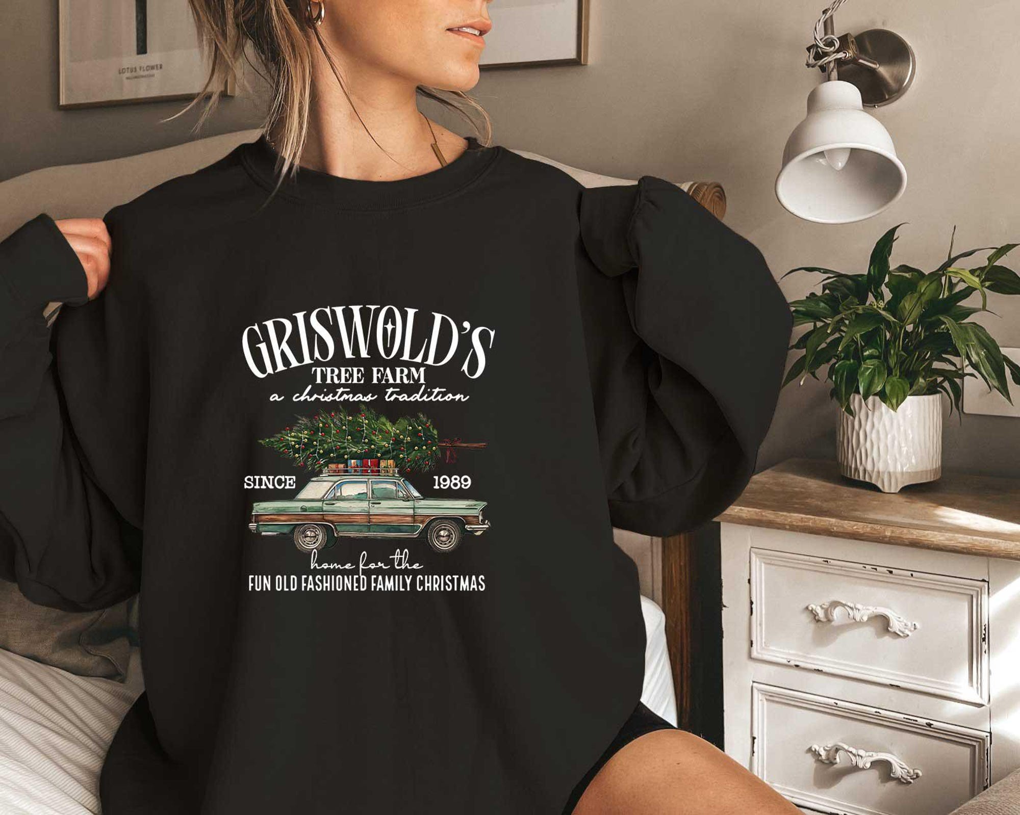 il_2000xN.6289132110_nvrc-1.jpg Griswold Christmas Sweatshirt, Griswold Christmas Tree Farm, Retro Griswold Christmas Shirt, Christmas Vacation Shirt, Christmas Sweatshirt
