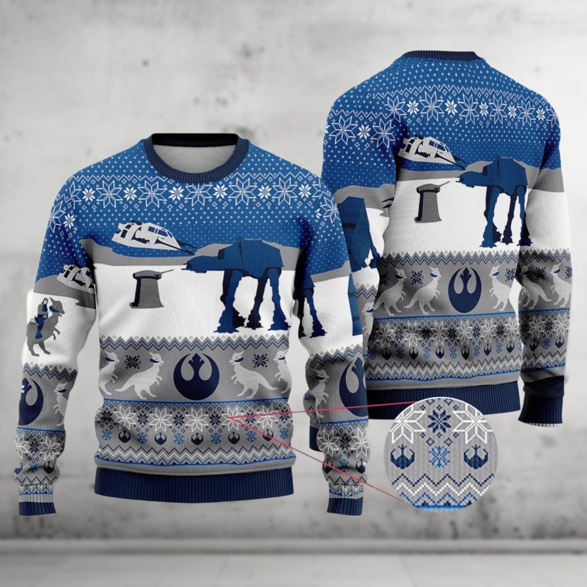 Christmas Star Wars Ugly Sweater, Star Wars Ugly Christmas Sweater, Star Wars Movie Xmas Sweater, Disney Star Wars Christmas Sweater