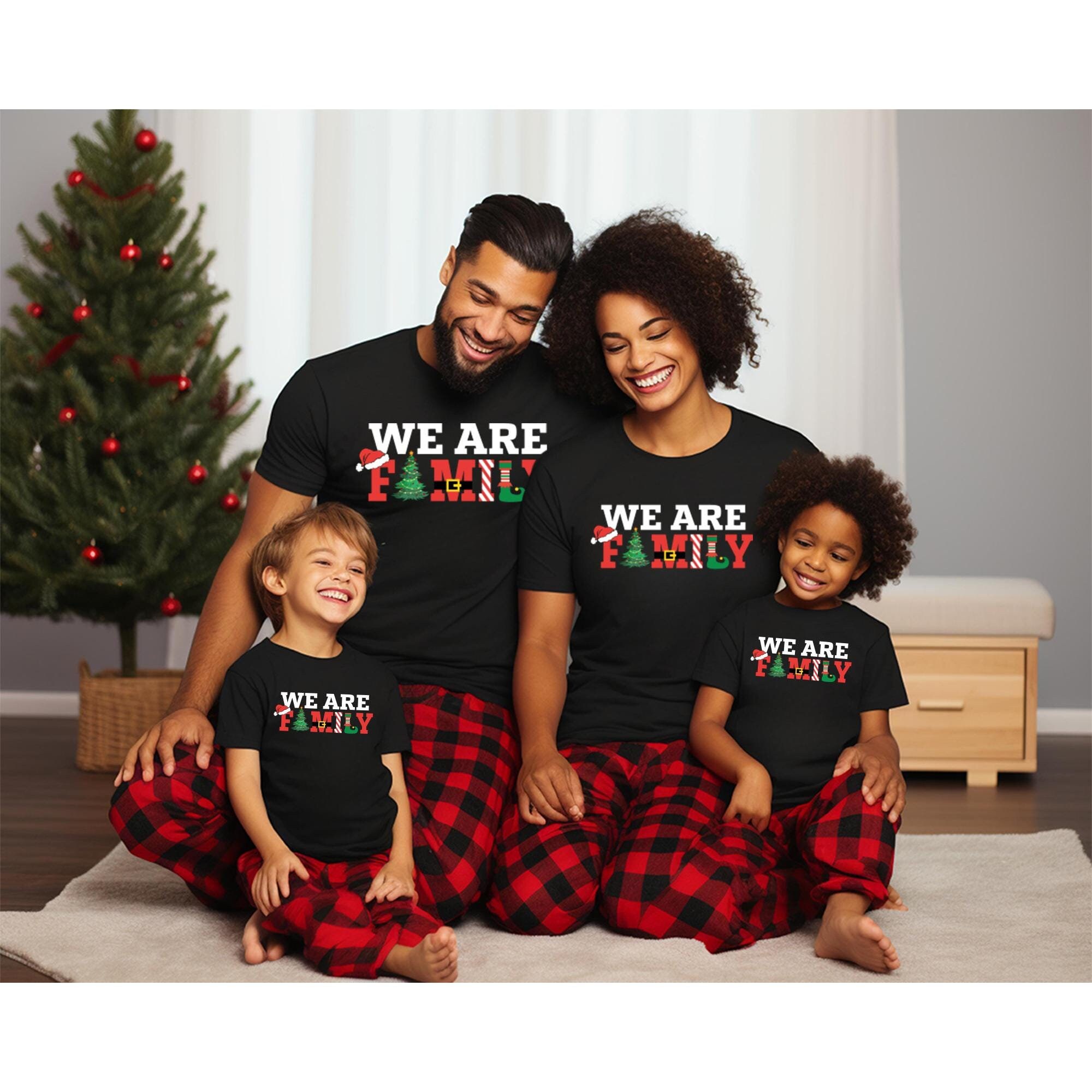 Christmas Shirt: We Are Family Tshirt