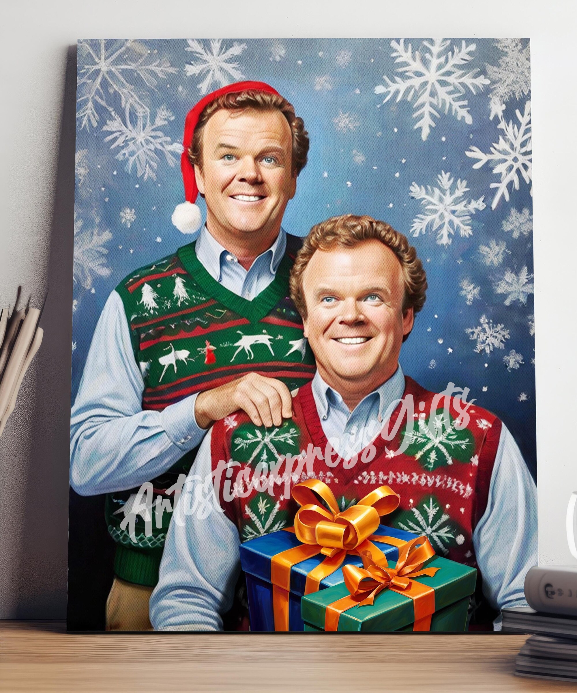 Ugly Christmas sweater/Step Brothers Family Portrait | Funny Portrait  | Family Gift Ideas | Personalised Mom Gift | Gifts For Her