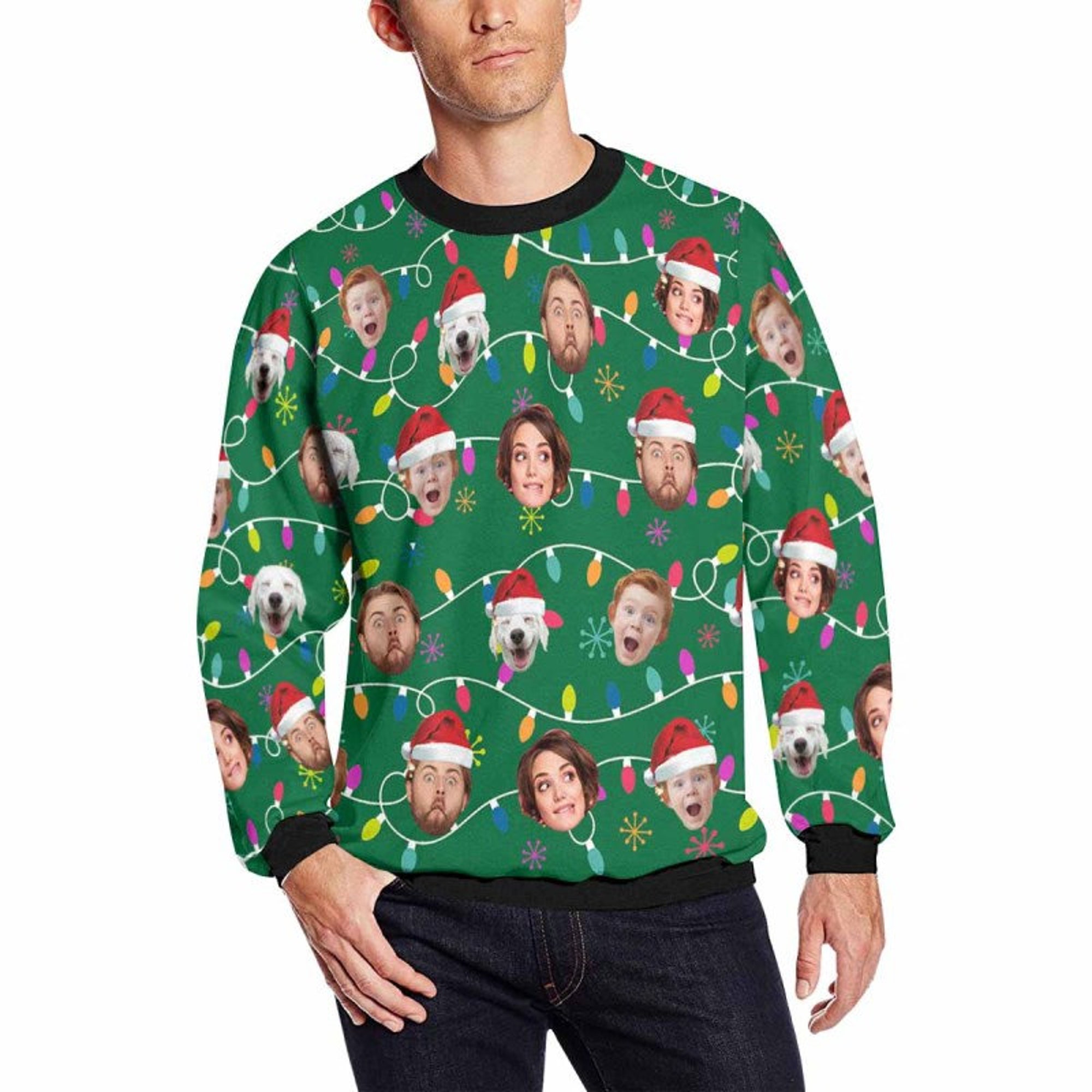 il_2000xN.6313137751_ft2p-1.jpg Personalized Face Ugly Christmas Sweater: Custom Photo Xmas Gift