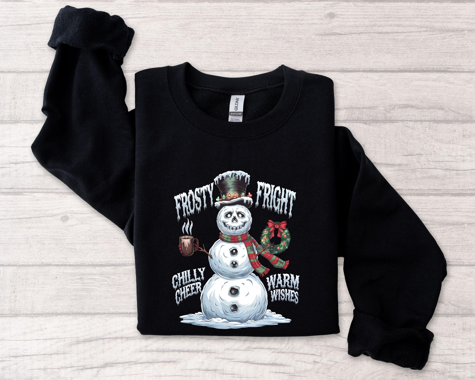 il_2000xN.6315470851_s25c-3.jpg Frosty Fright Christmas Sweatshirt: Spooky Snowman Holiday Vibes