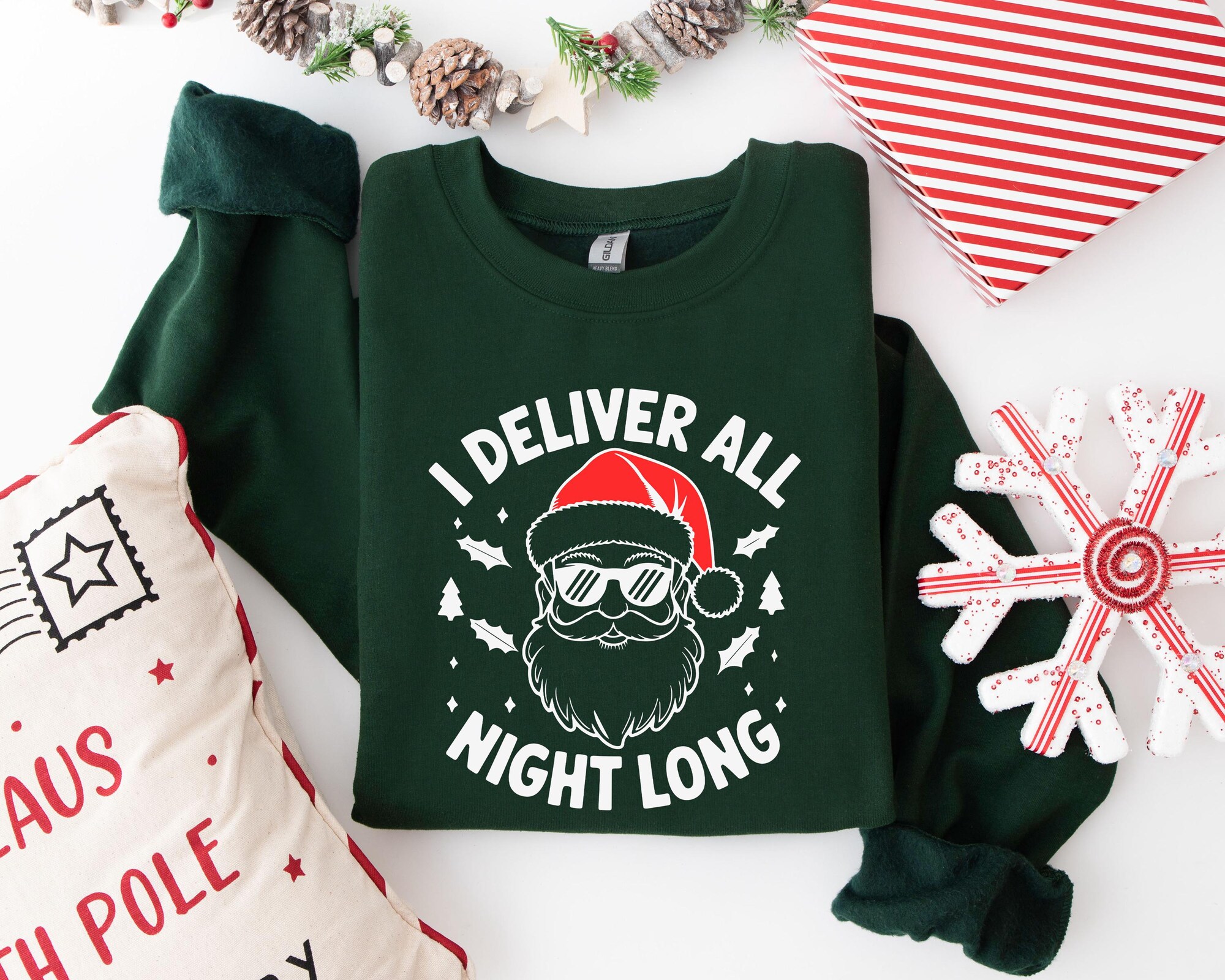 il_2000xN.6315593117_9dl5-1.jpg Funny Santa Sweatshirt: I Deliver All Night Long Christmas Shirt