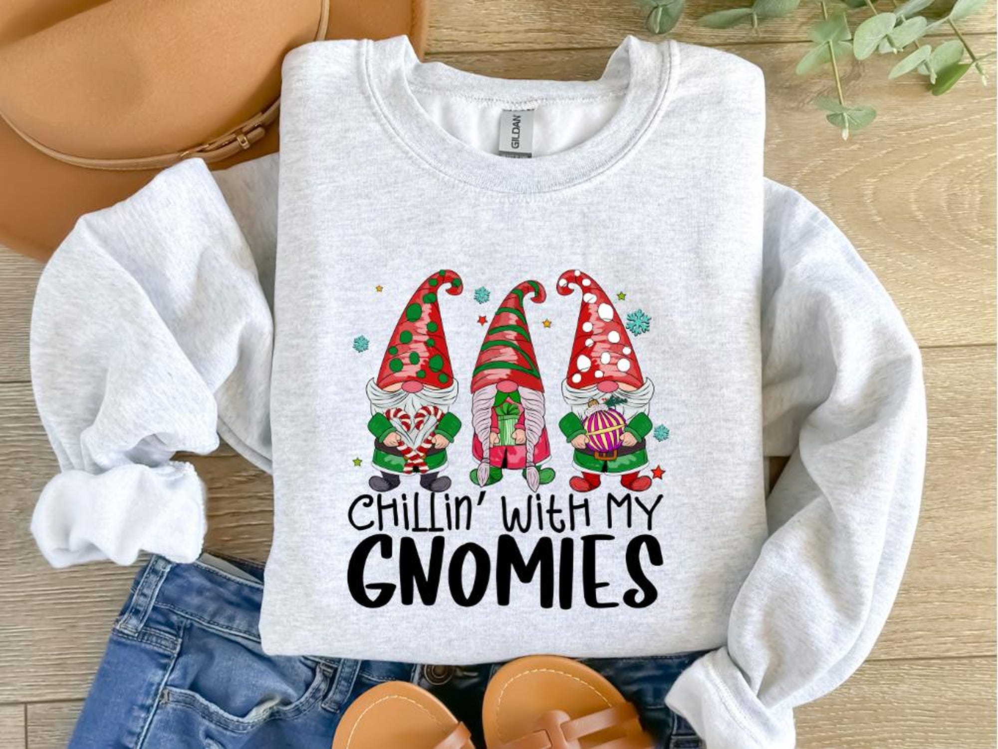 il_2000xN.6319358020_gpzj-1.jpg Gnomies Christmas Sweatshirt: Family Holiday Shirt