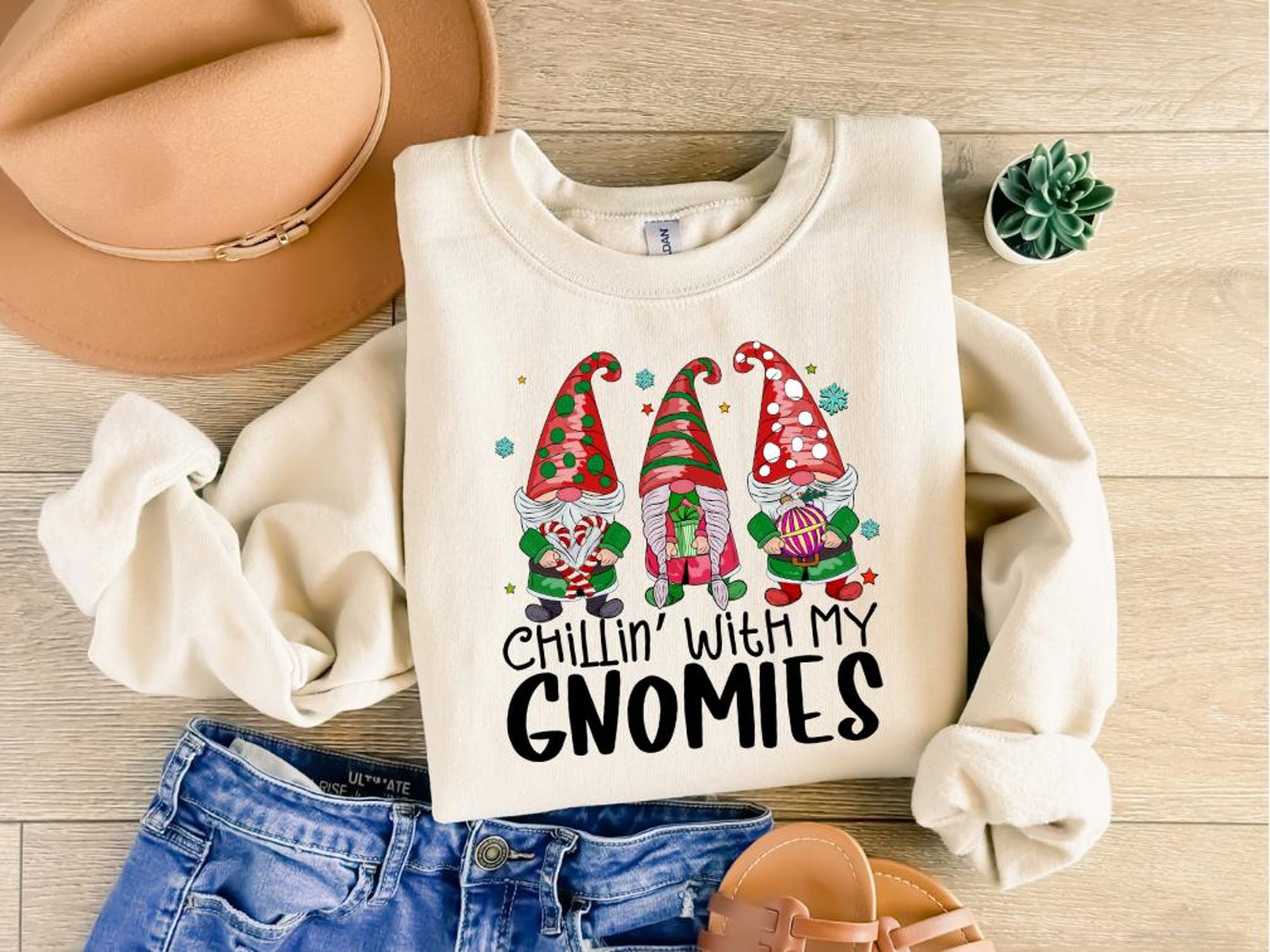 il_2000xN.6319358022_drlu-1.jpg Gnomies Christmas Sweatshirt: Family Holiday Shirt