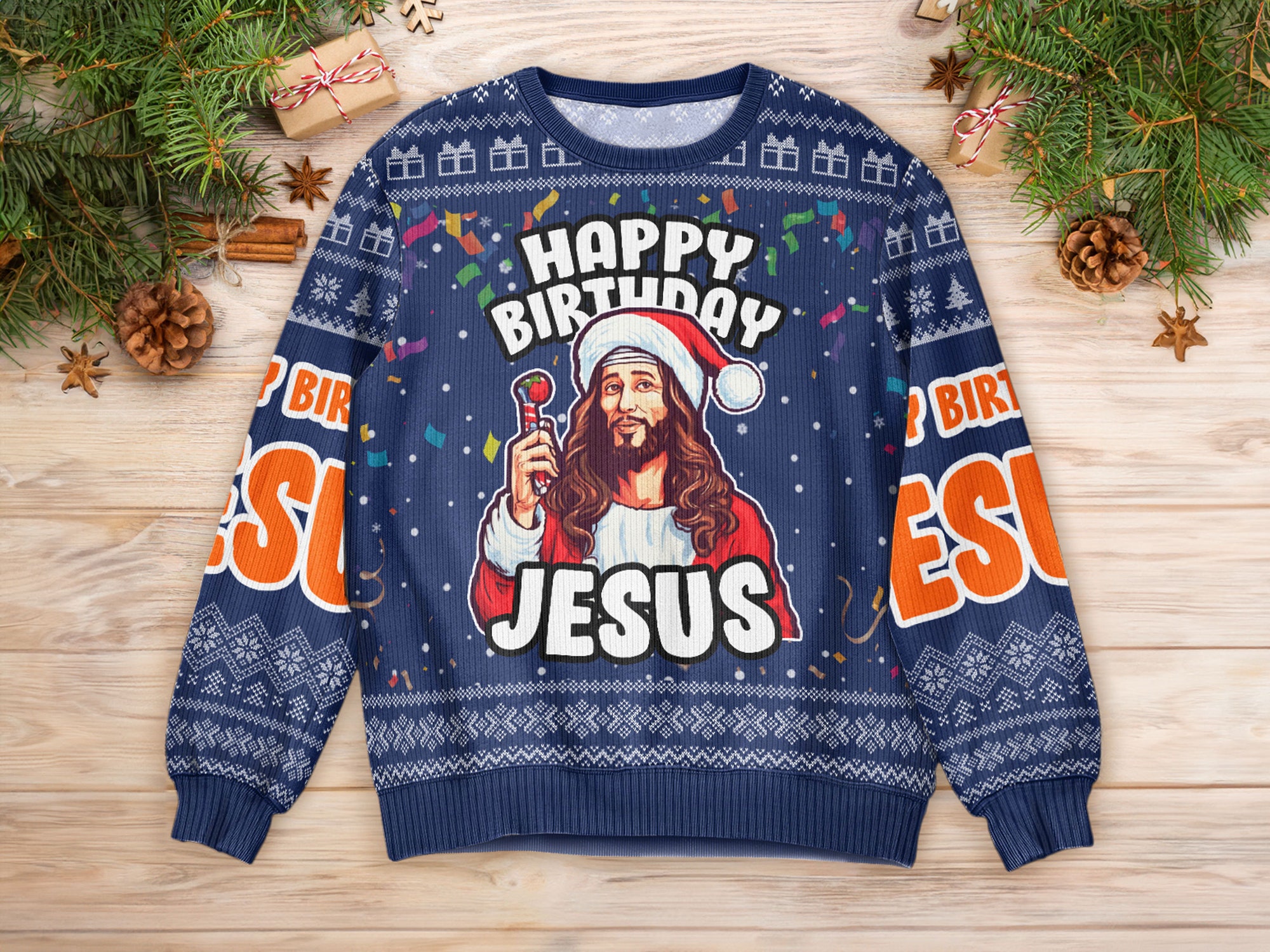 Go Jesus It’s Your Birthday Ugly Christmas Sweater: Christian Gift