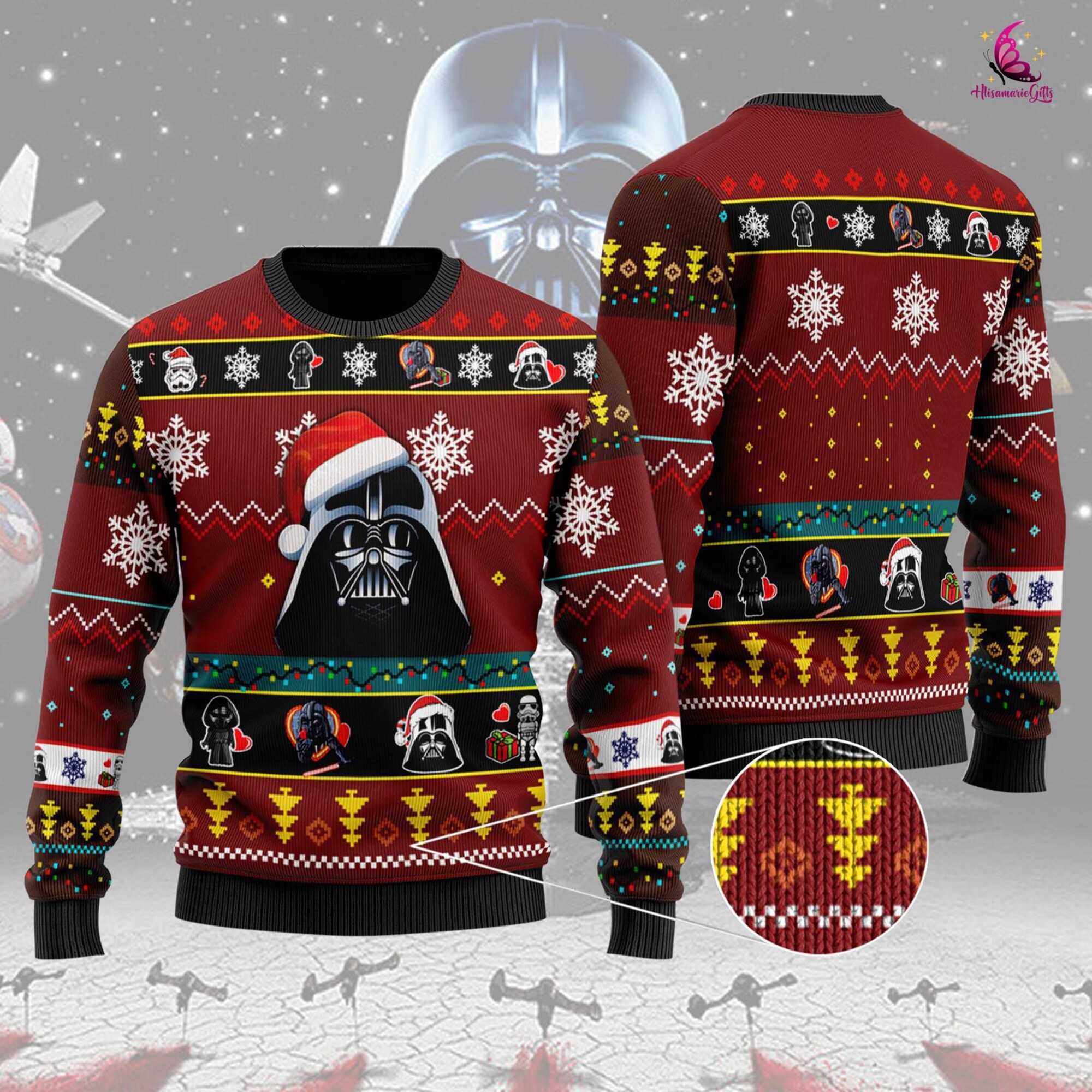 Vader Lack of Cheer Ugly Sweater, Cute Xmas Ugly Christmas Sweater, Christmas Gift
