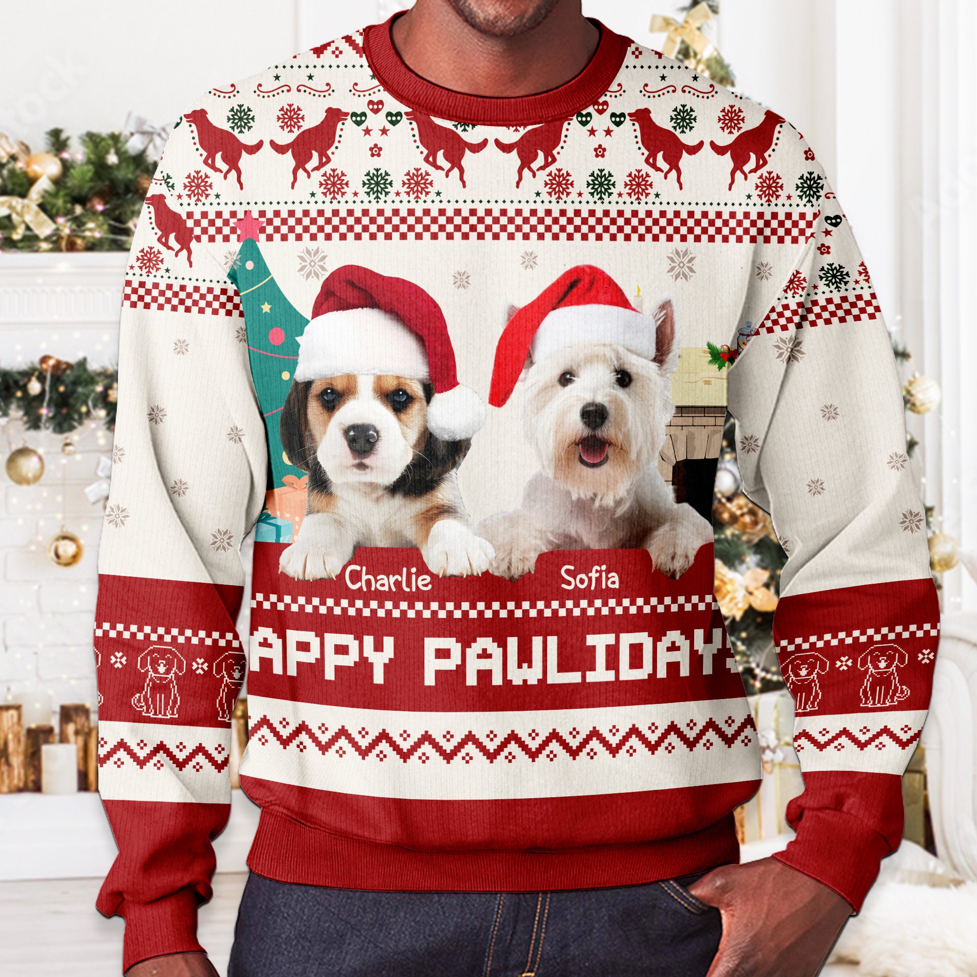 il_2000xN.6348779105_1l1u.jpg Custom Pet Photo Ugly Christmas Sweater: Funny Gift for Pet Lovers