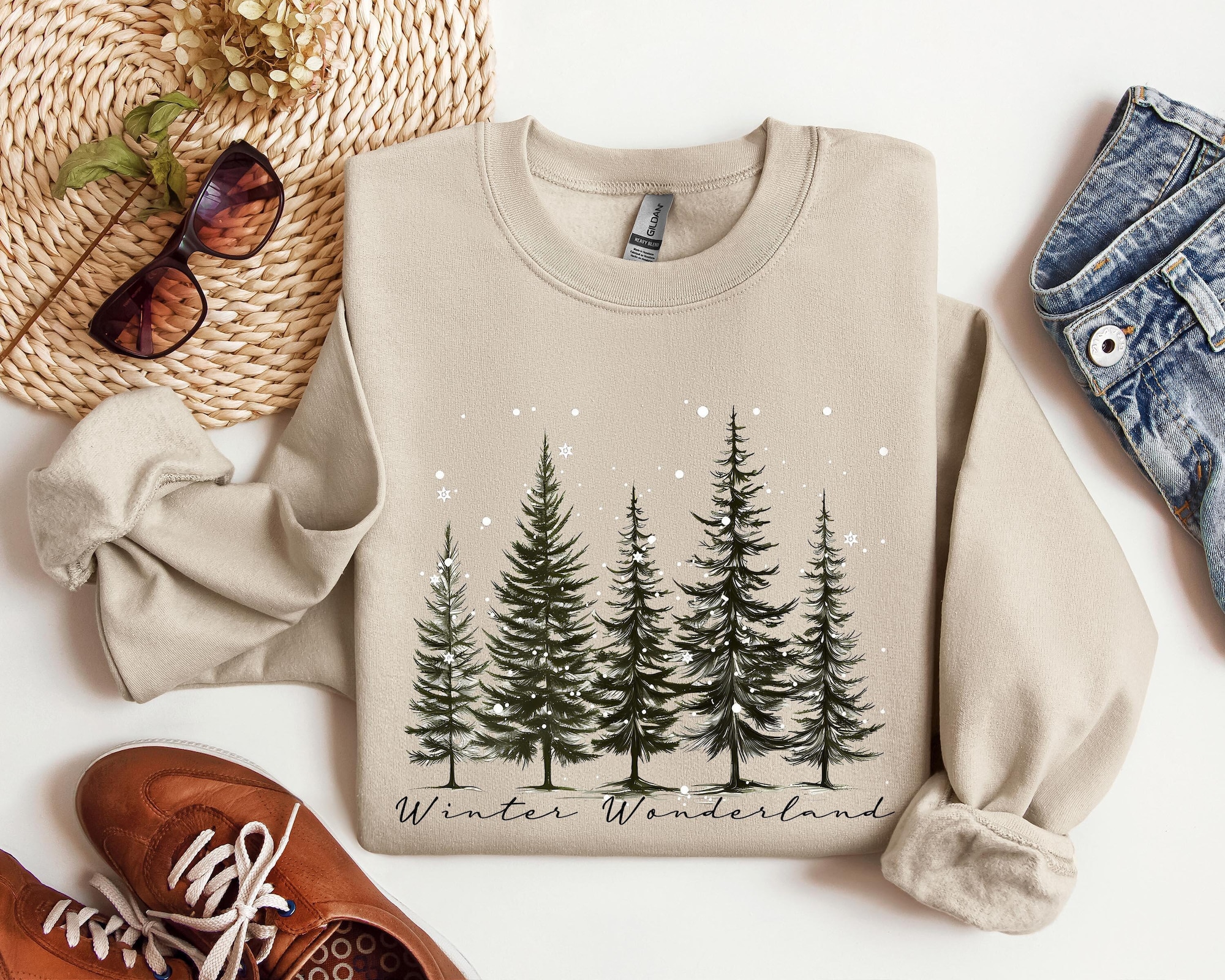 Winter Wonderland, Winter Sweatshirt, Christmas Shirt For Women, Winter Gift, Family Winter Shirt, Winter Crew Shirt, Winter Lover Shirt