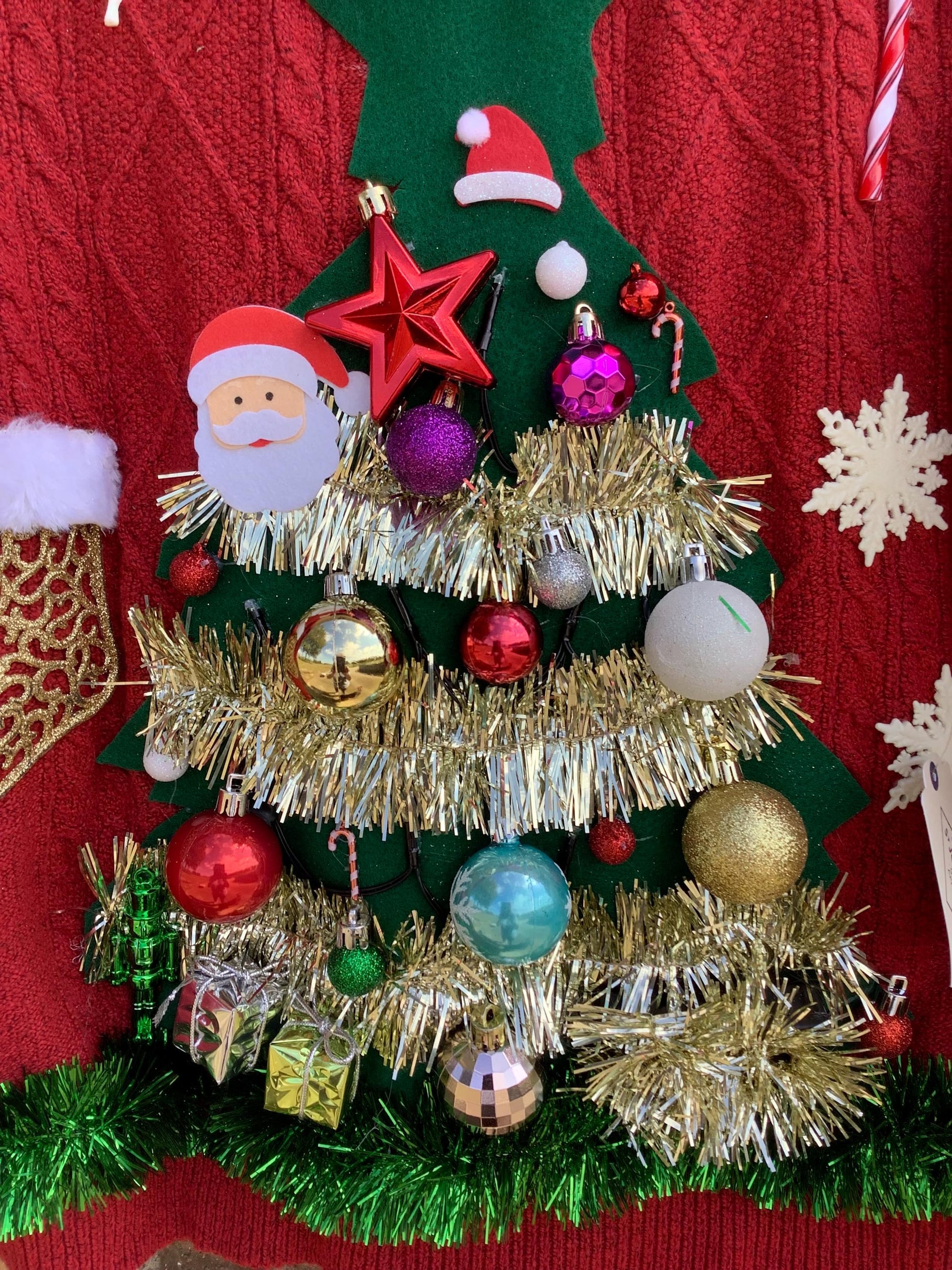 il_2000xN.6352101172_jp79-1.jpg Christmas Xmas HoHoHo Sexy Funny Party Sweater LIGHTS Up! Any Size Made to Order