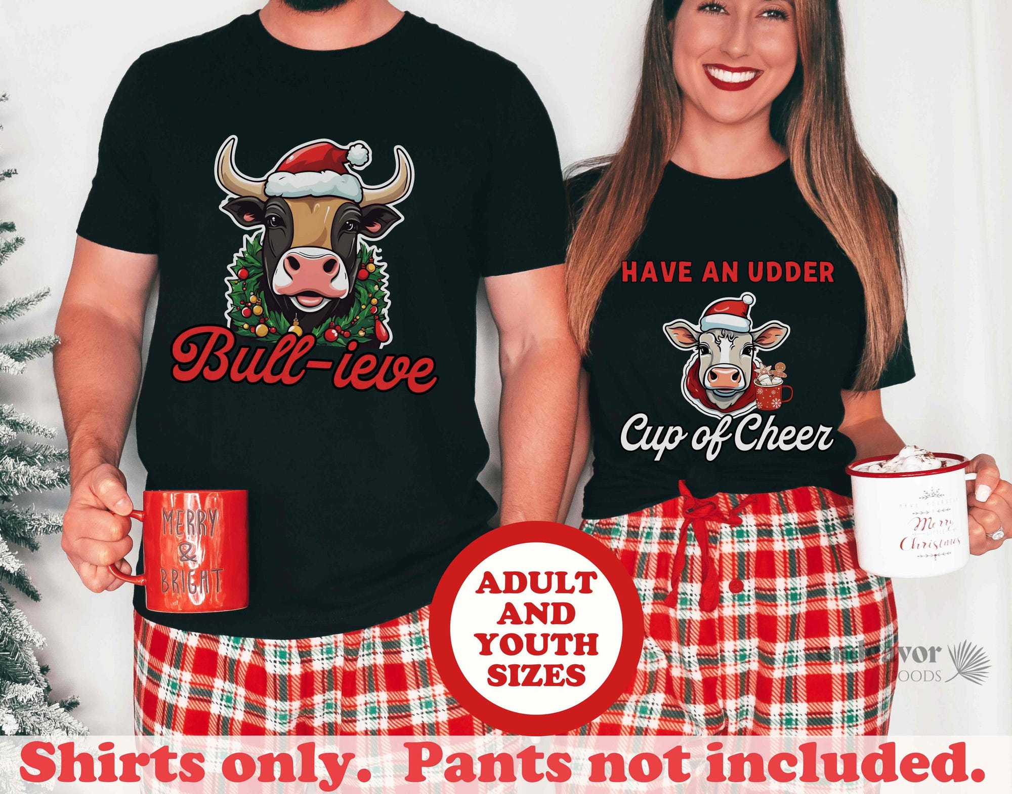il_2000xN.6356387963_3qpv.jpg Christmas Cow Shirts Family Christmas Shirts Matching Christmas Shirts Funny Christmas Shirts Matching Shirts Farm Christmas Puns