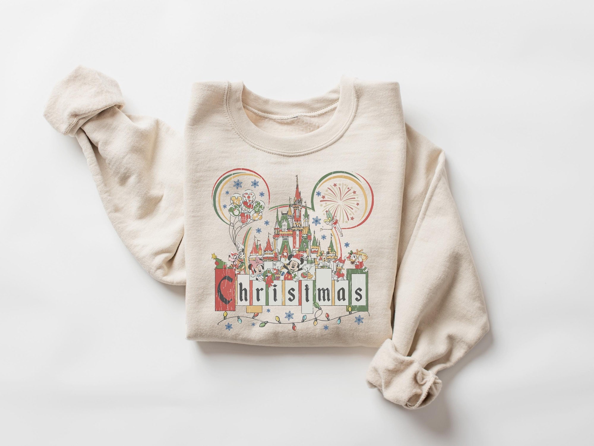 Mickey Friends Christmas Sweatshirt, Disney Castle Christmas Shirt, Christmas Castle Shirt, Mickey Christmas, Disney Christmas Family Shirts