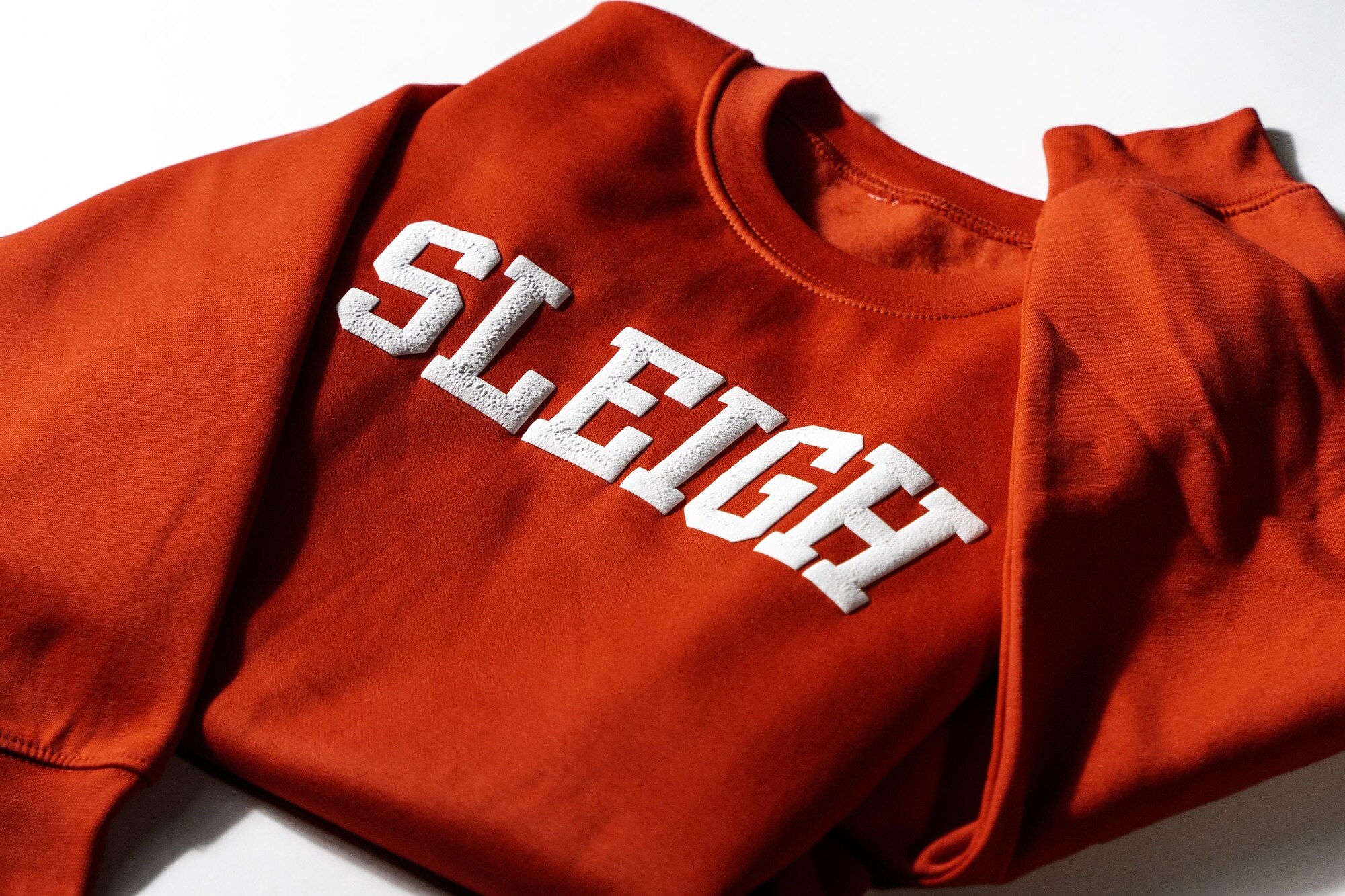 Christmas Sleigh Puff Sweatshirt, Christmas Puff Shirt, Christmas Women Sweatshirt, Sleigh Girl Sweatshirt, Christmas Embossed Sweatshirt