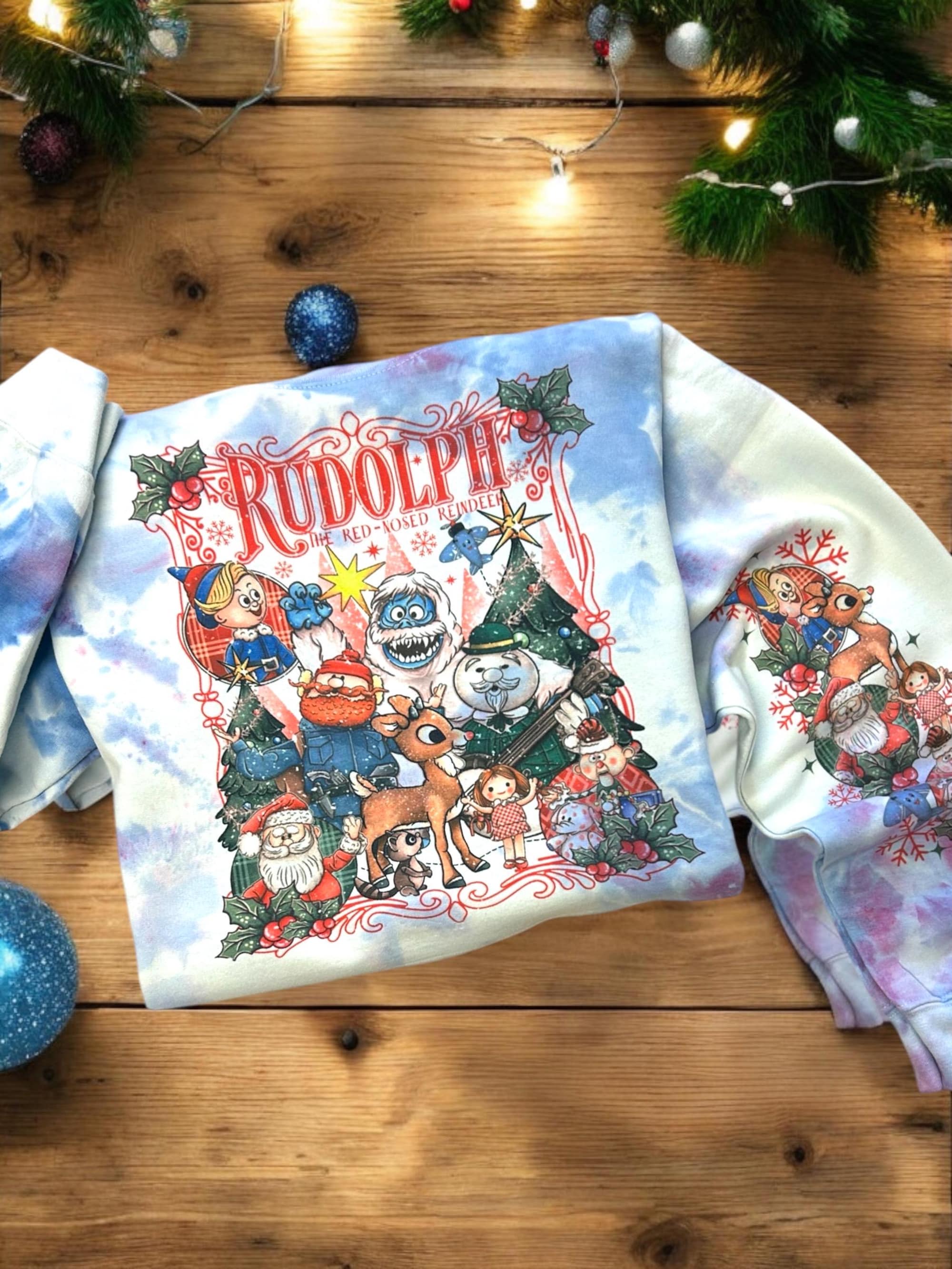 Vintage Rudolph Sweatshirt, Rudolph The Red Nose Reindeer Shirt, Christmas Shirt, Christmas Movie Shirt
