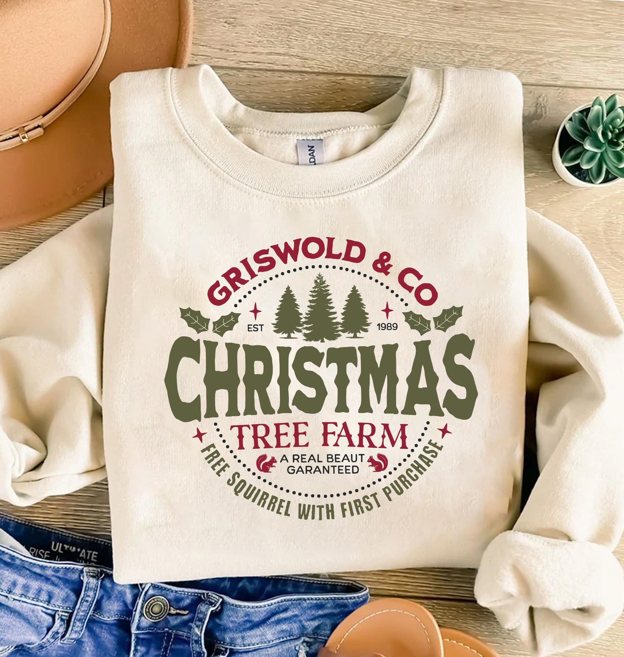 Griswolds Sweatshirt, Griswolds Tree Farm Shirt, Fun Old Fashioned Family Christmas, Christmas Sweatshirt, Cute Xmas Apparel, Griswold Tee