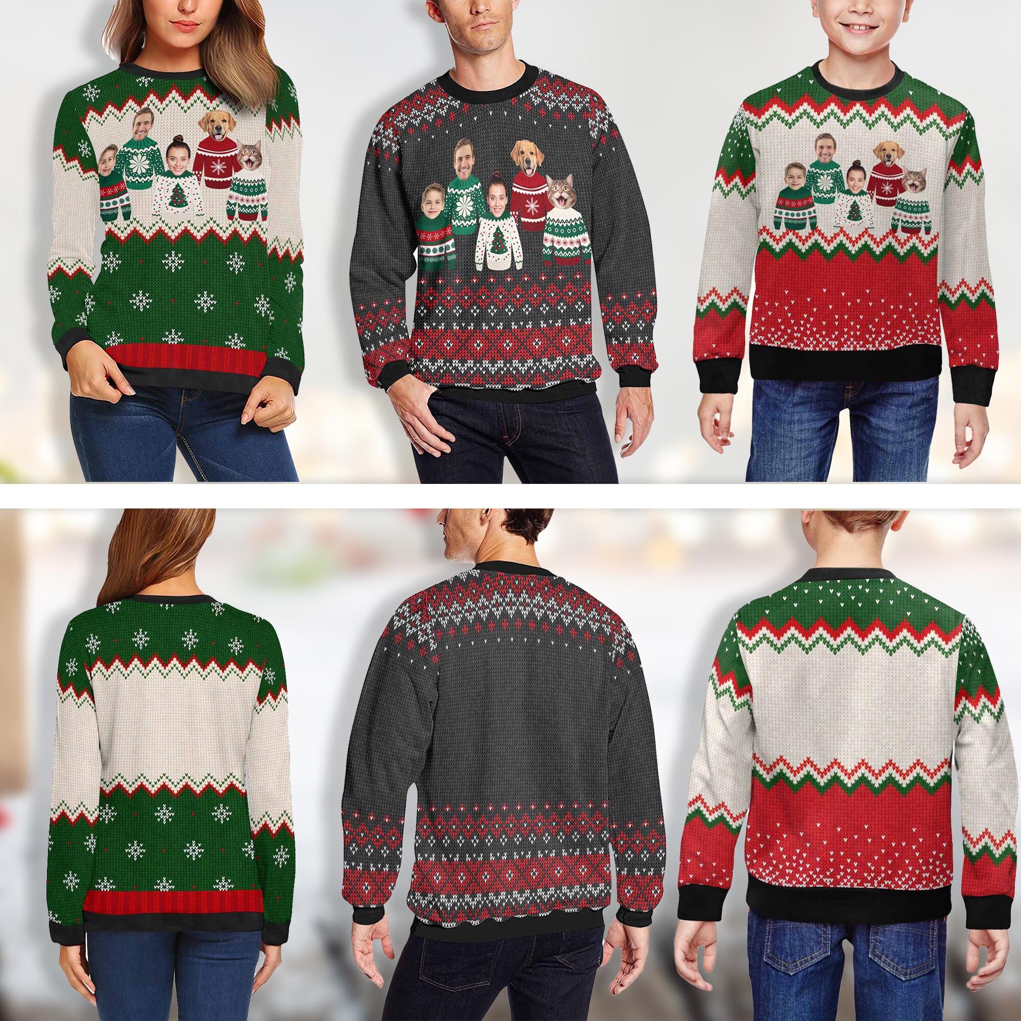 il_2000xN.6374430918_sgmo-1.jpg Custom Face Ugly Christmas Sweater: Personalized Photo Crewneck Gift