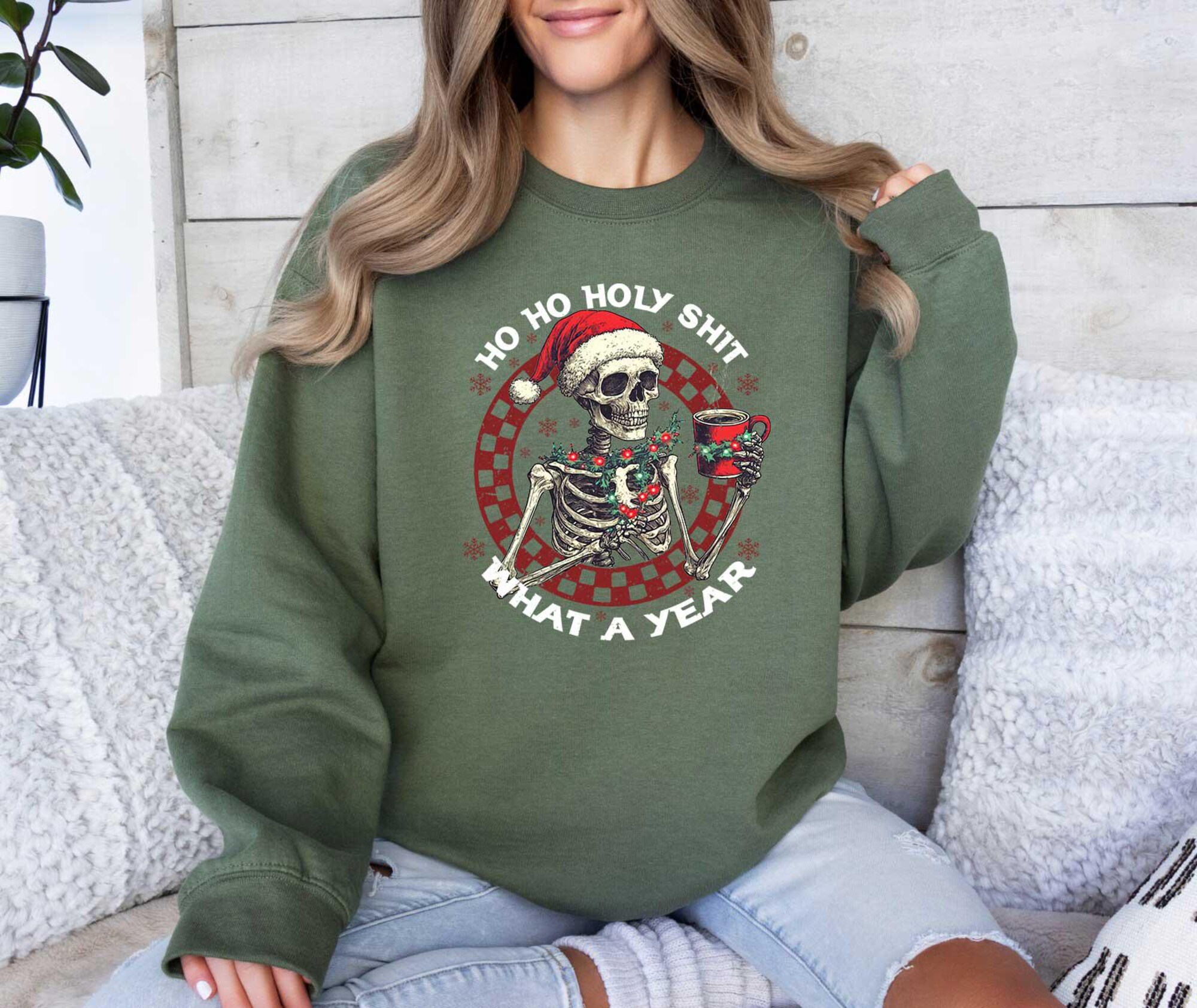 il_2000xN.6375863028_d6g7-1.jpg Skeleton Christmas Sweatshirt, Christmas Dancing Skeleton Sweatshirt, Funny Christmas Shirt, Dead Inside But Christmas Shirt and Sweatshirt