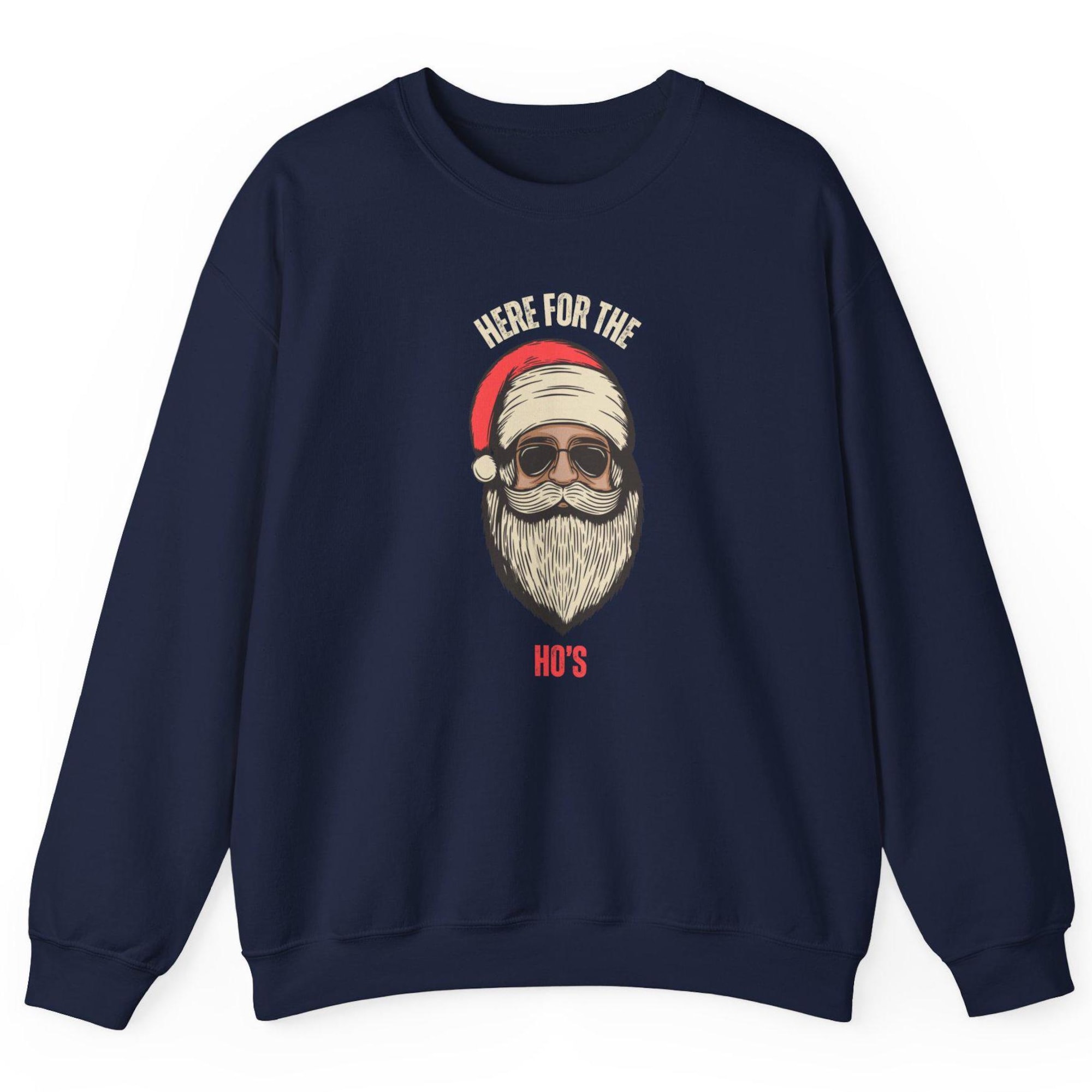 il_2000xN.6376187902_ca8s-3.jpg Inappropriate Santa Christmas Sweatshirt, Funny Naughty Gift for Husband, Boyfriend, Swinger - Crewneck Jumper, Ho's, Cuckold, Xmas Outfit