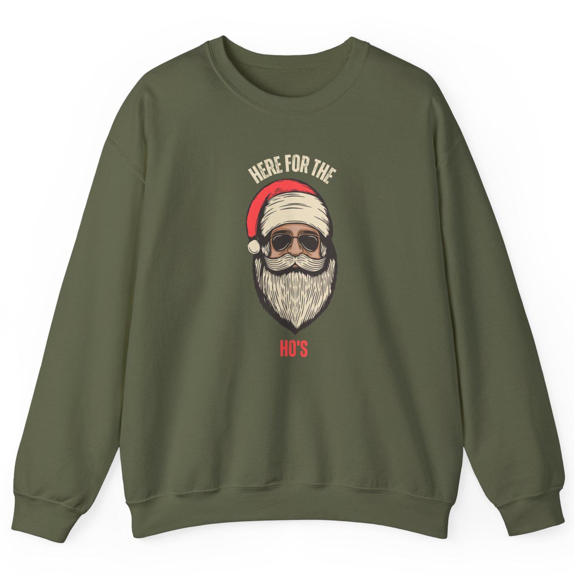il_2000xN.6376188232_bafh-3.jpg Inappropriate Santa Christmas Sweatshirt, Funny Naughty Gift for Husband, Boyfriend, Swinger - Crewneck Jumper, Ho's, Cuckold, Xmas Outfit