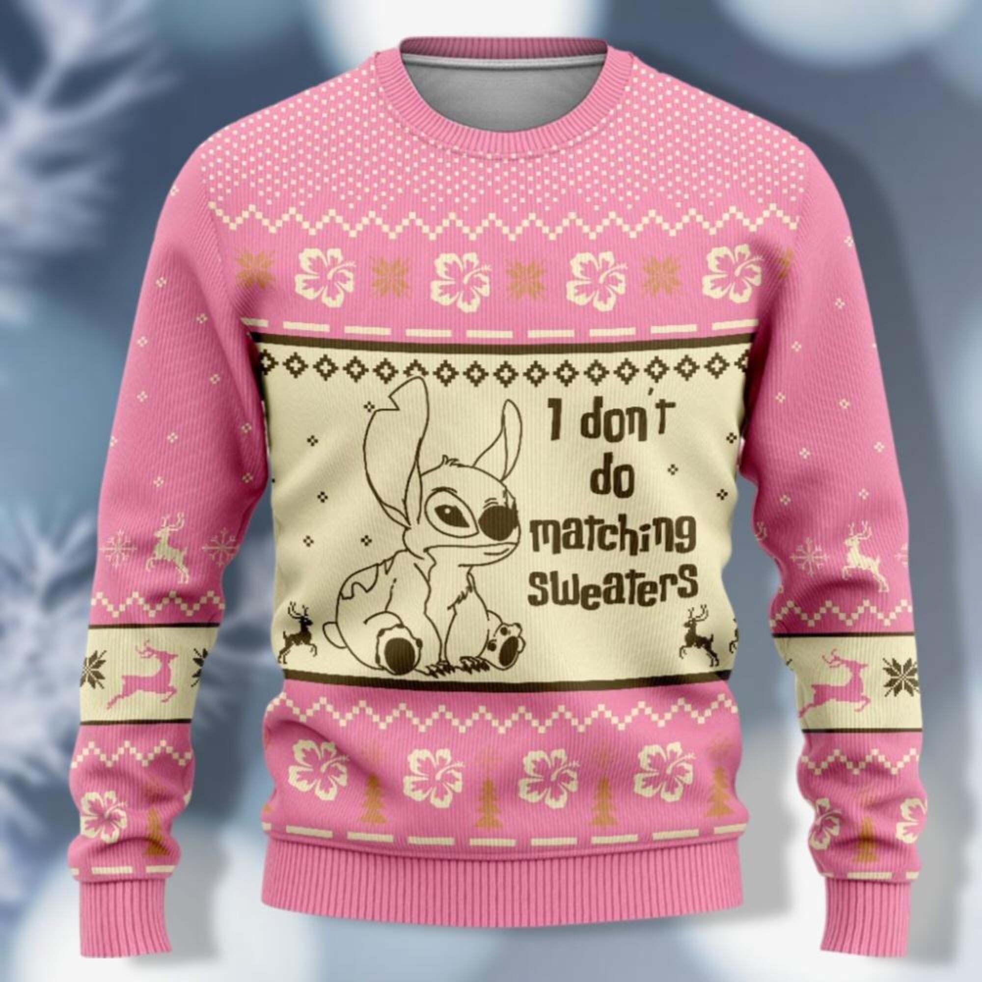 il_2000xN.6378086163_shlv.jpg Stitch Angel Christmas Sweater, Couple Christmas Sweater, Disney Couple Ugly Sweater, Personalized Stitch Christmas Holiday Sweater