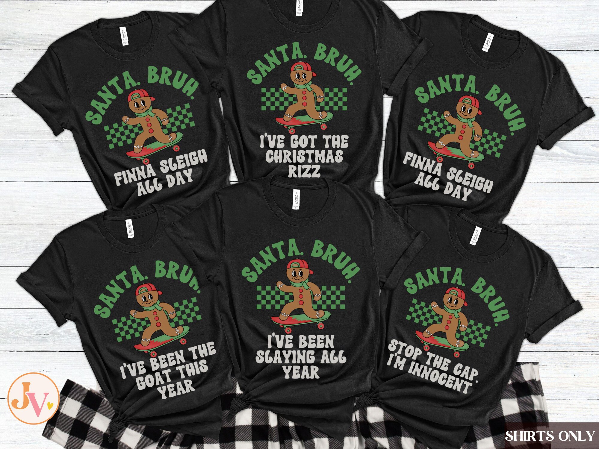 il_2000xN.6378642076_g06l.jpg Family Christmas Shirts, Cookie Christmas Family Shirts, Kids Christmas Outfits, Matching Christmas Shirts, Teen Slang Christmas Bruh Shirt