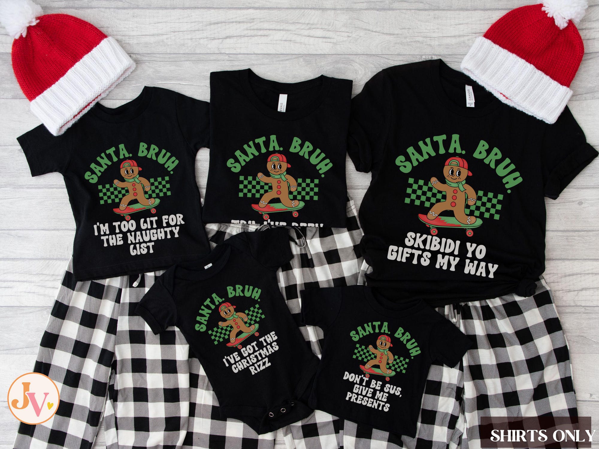 Family Christmas Shirts, Cookie Christmas Family Shirts, Kids Christmas Outfits, Matching Christmas Shirts, Teen Slang Christmas Bruh Shirt