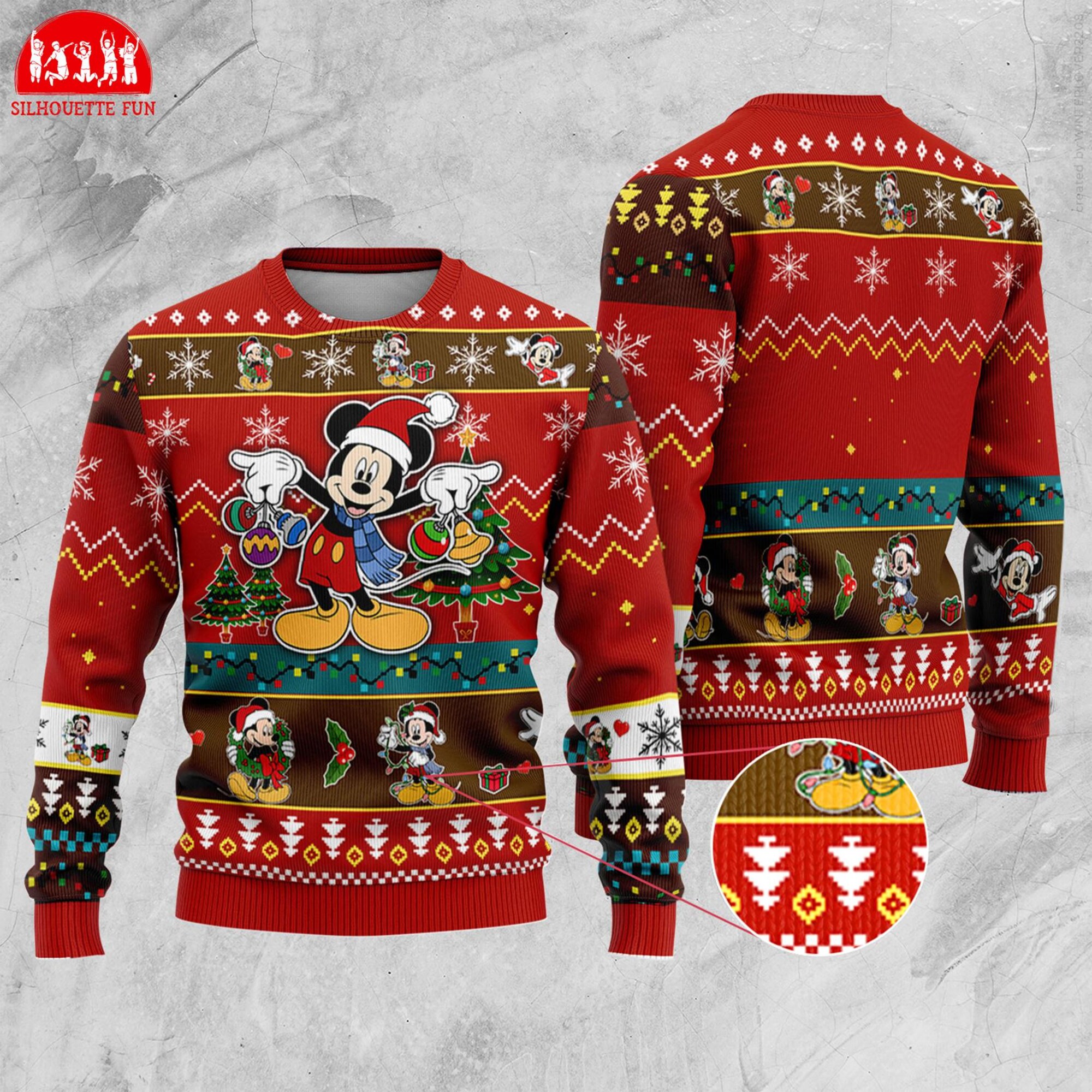 Mickey Ugly Christmas Sweater, Merry Christmas Ugly Sweater, Mickey Minnie Xmas, Disneyland Family Christmas Sweater, WDW Xmas Trip