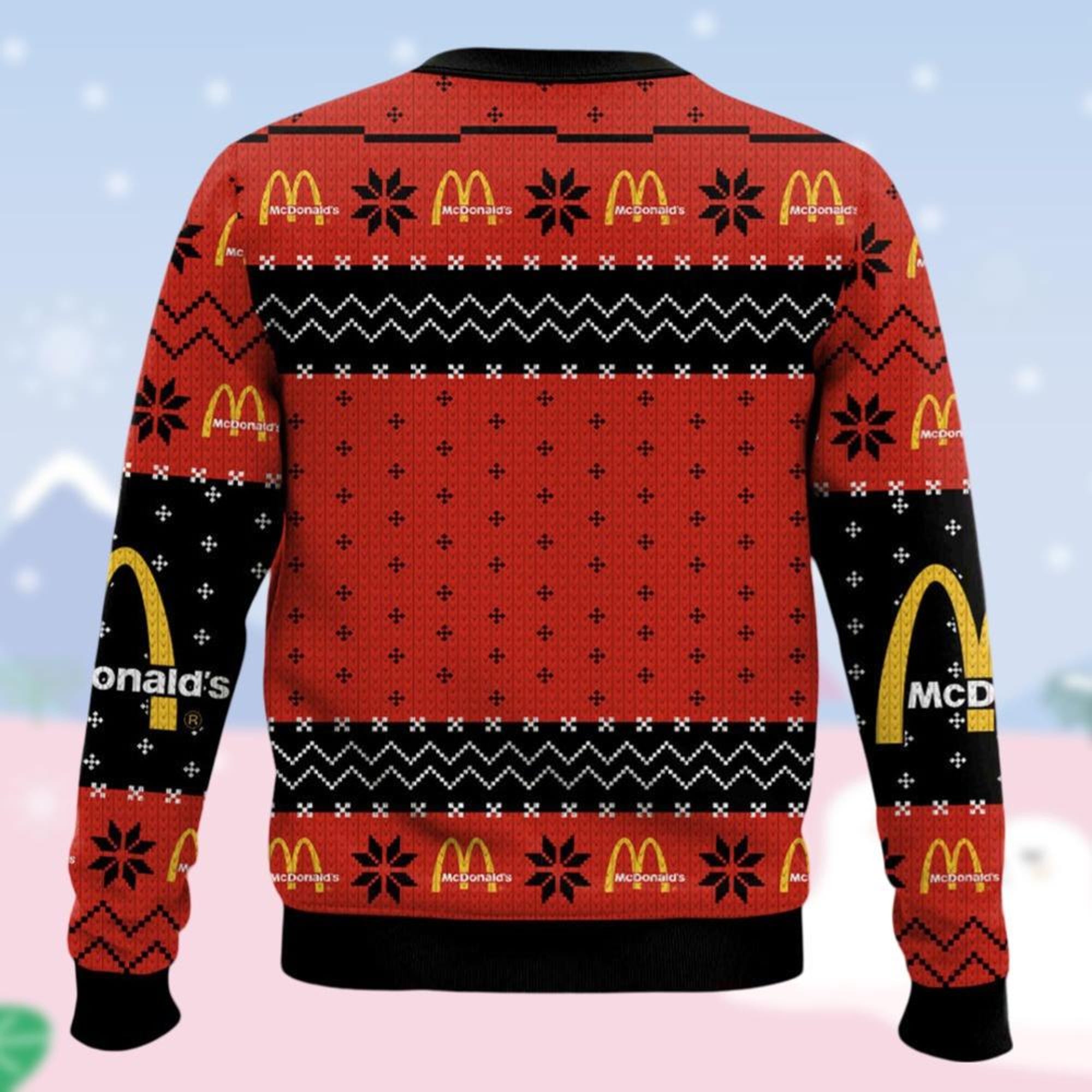 il_2000xN.6383806178_r165.jpg McDonald Christmas Sweater, Fast Food Ugly Sweater, McDonalds Addict Sweater, McDonalds Lover Xmas Sweater Woman, Ugly Xmas Sweater