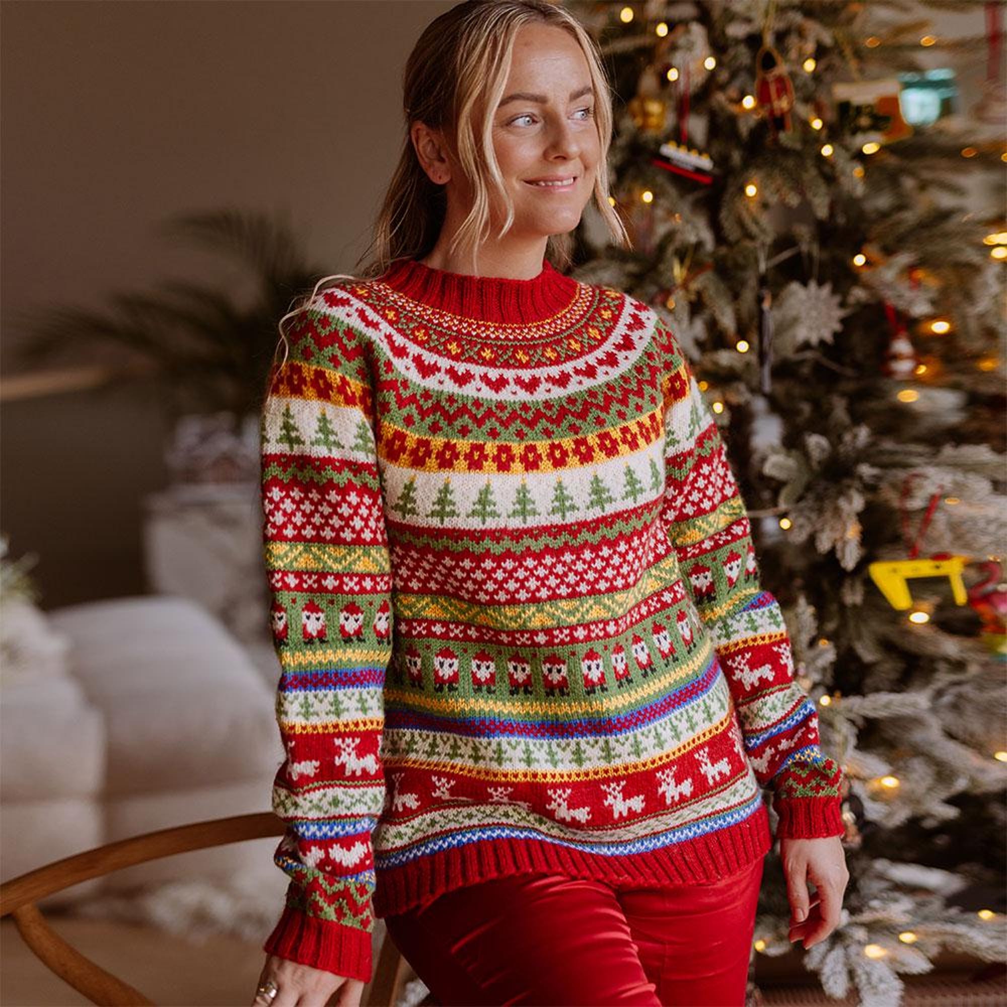 Ulrikkes ugly christmas sweater knitting pattern