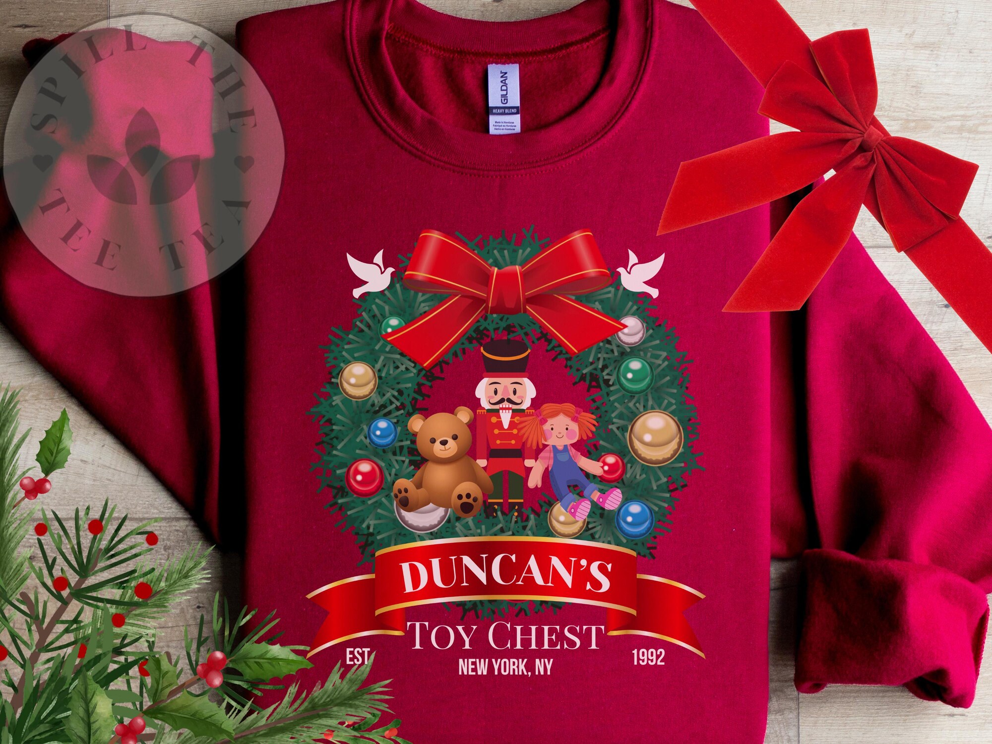 il_2000xN.6389002506_6som.jpg Home Alone Christmas Sweatshirt: Holiday Movie Fleece Crewneck