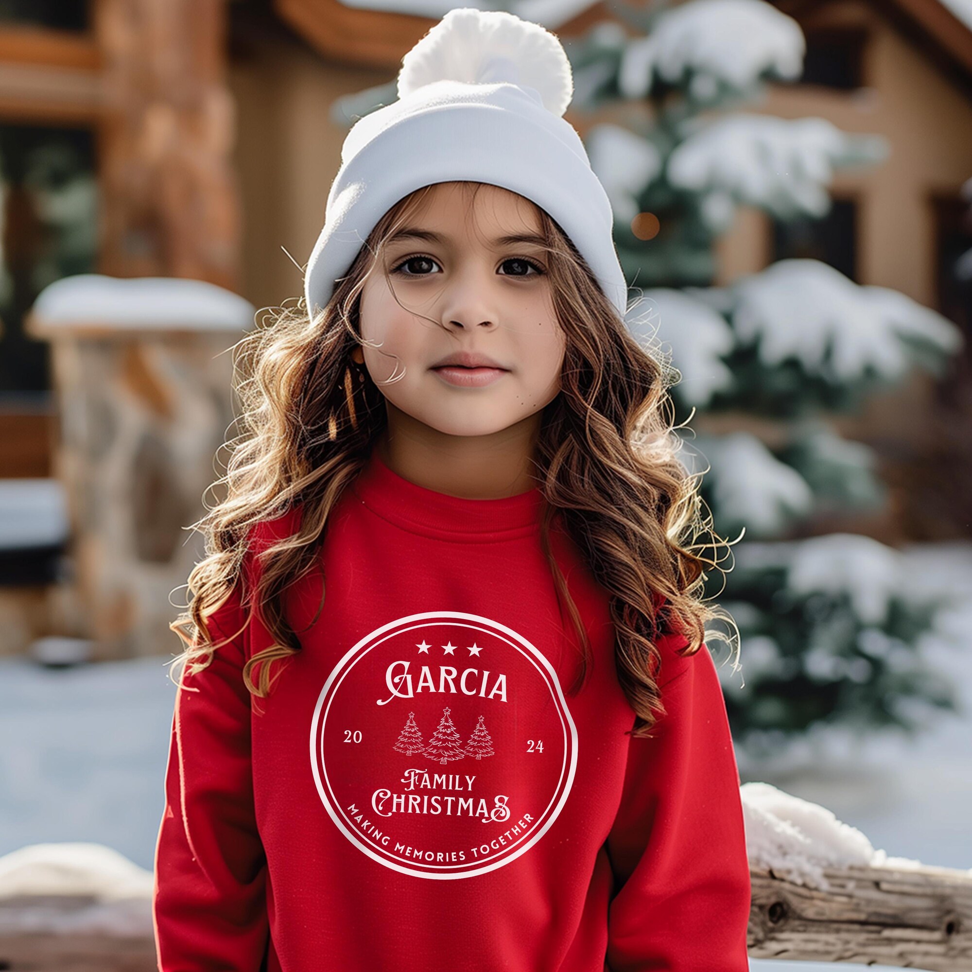 il_2000xN.6395068381_ktto.jpg Custom Christmas Sweatshirt Personalized Family Christmas Shirt Holiday Crewneck Matching Christmas PJ's Custom Family Name Christmas 2024