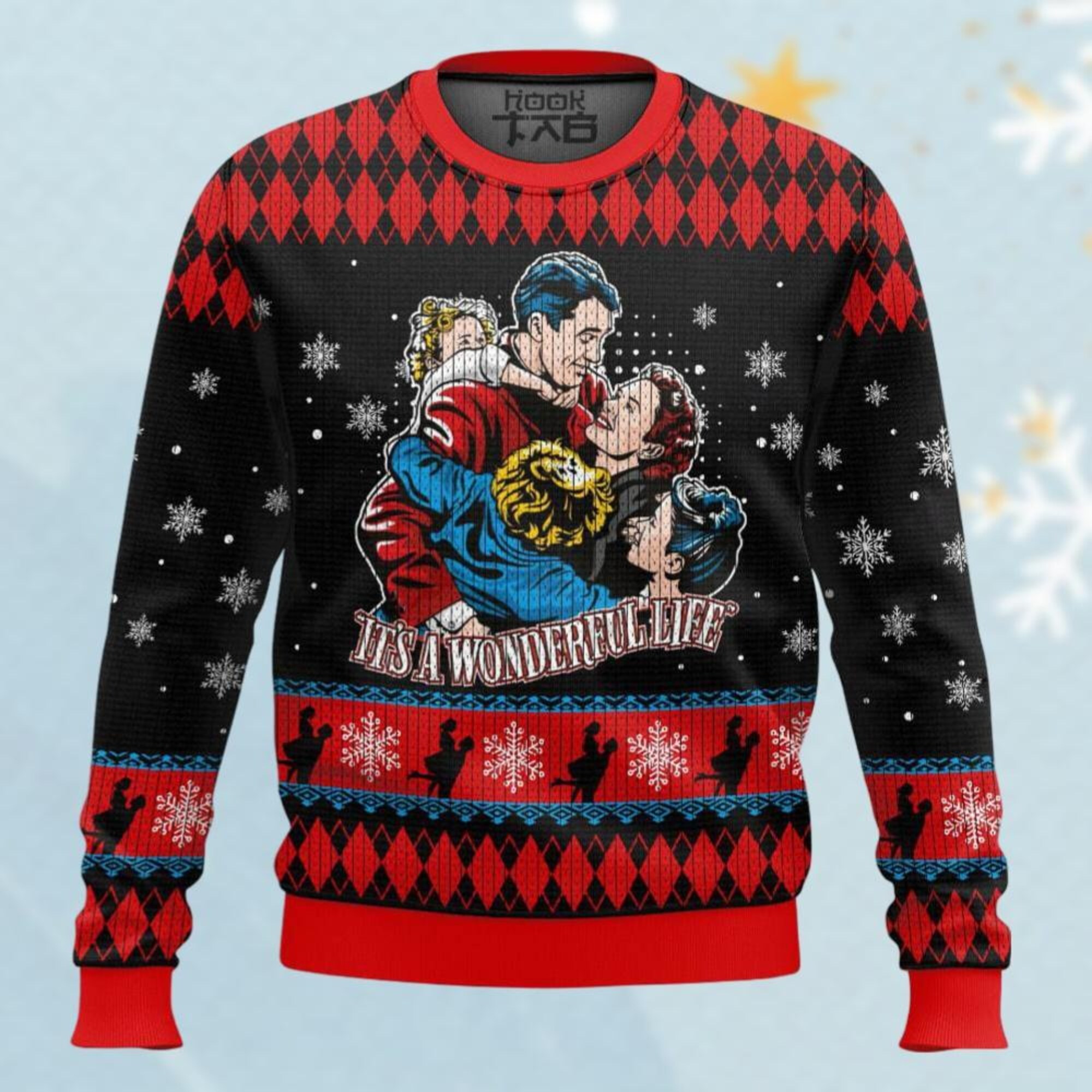 il_2000xN.6399196599_9dt1.jpg It's a Wonderful Life Ugly Sweater, Christmas Movie Sweater, Christmas Story Sweater, Merry Christmas Sweater, Christmas Sweater