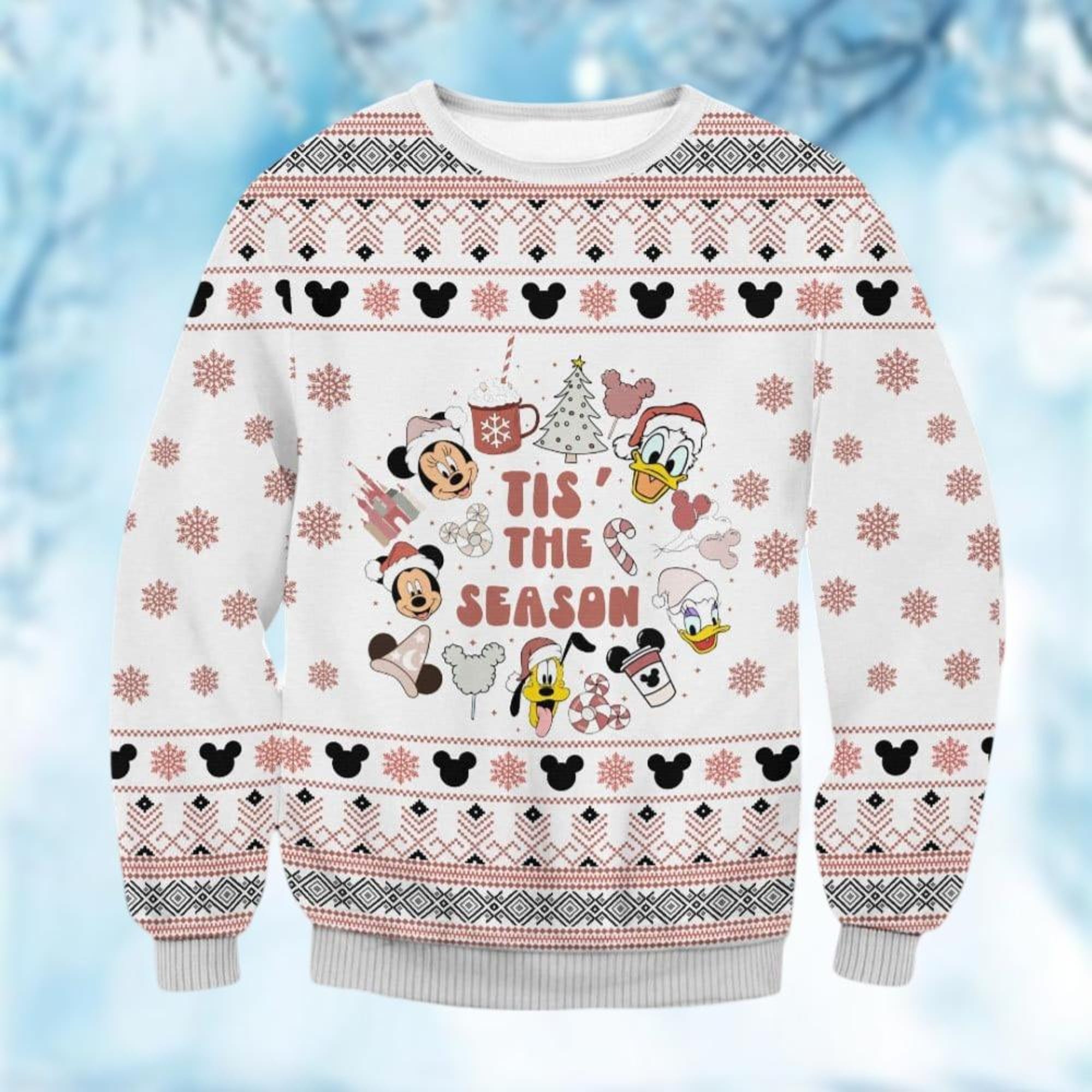 Mickey Friends Xmas Sweater, Mickey And Co Ugly Sweater, Donald Duck Xmas Sweater, Daisy Duck Christmas Sweater, Magic Kingdom Gift