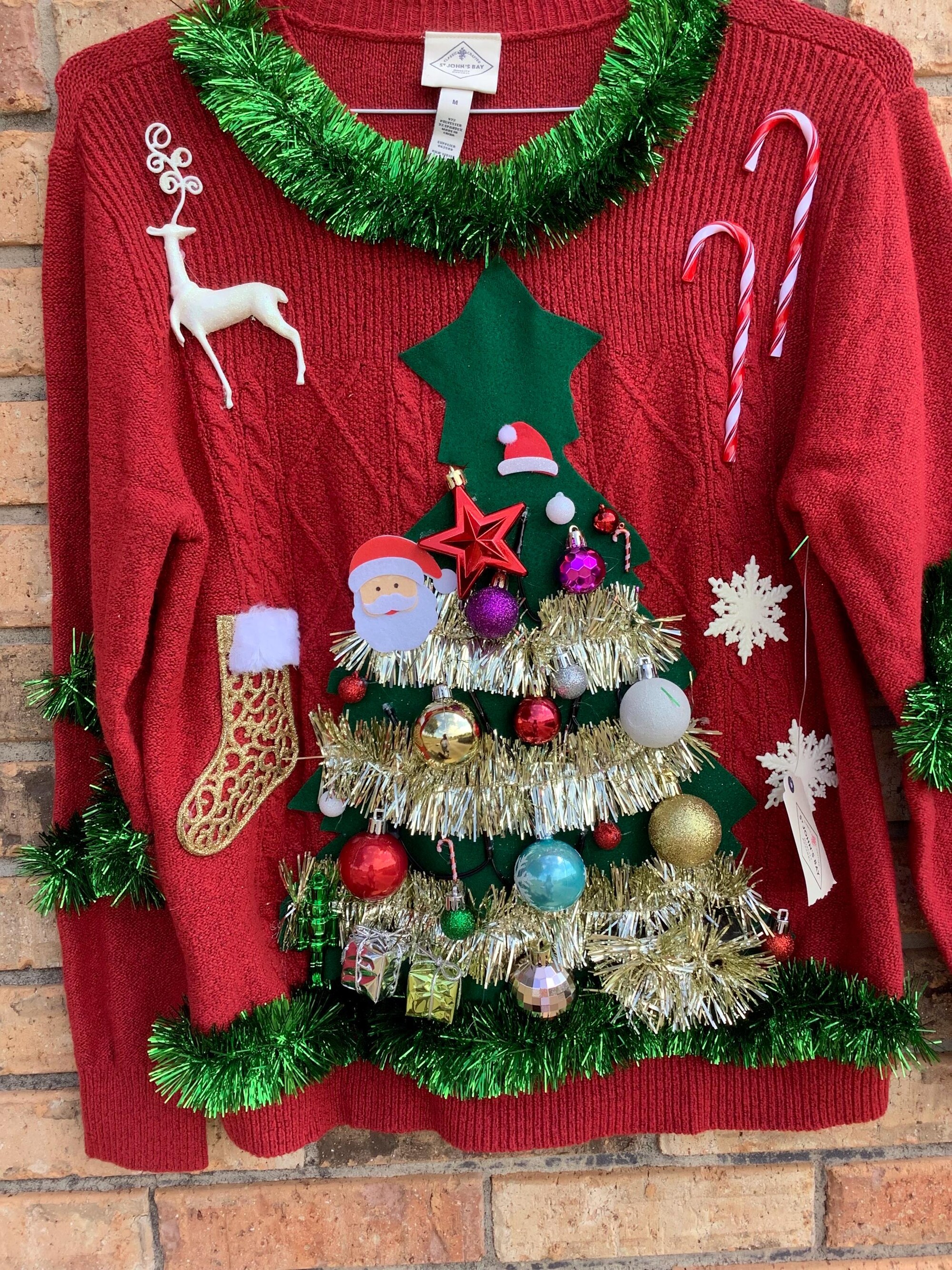 il_2000xN.6400189213_o21f-1.jpg Christmas Xmas HoHoHo Sexy Funny Party Sweater LIGHTS Up! Any Size Made to Order